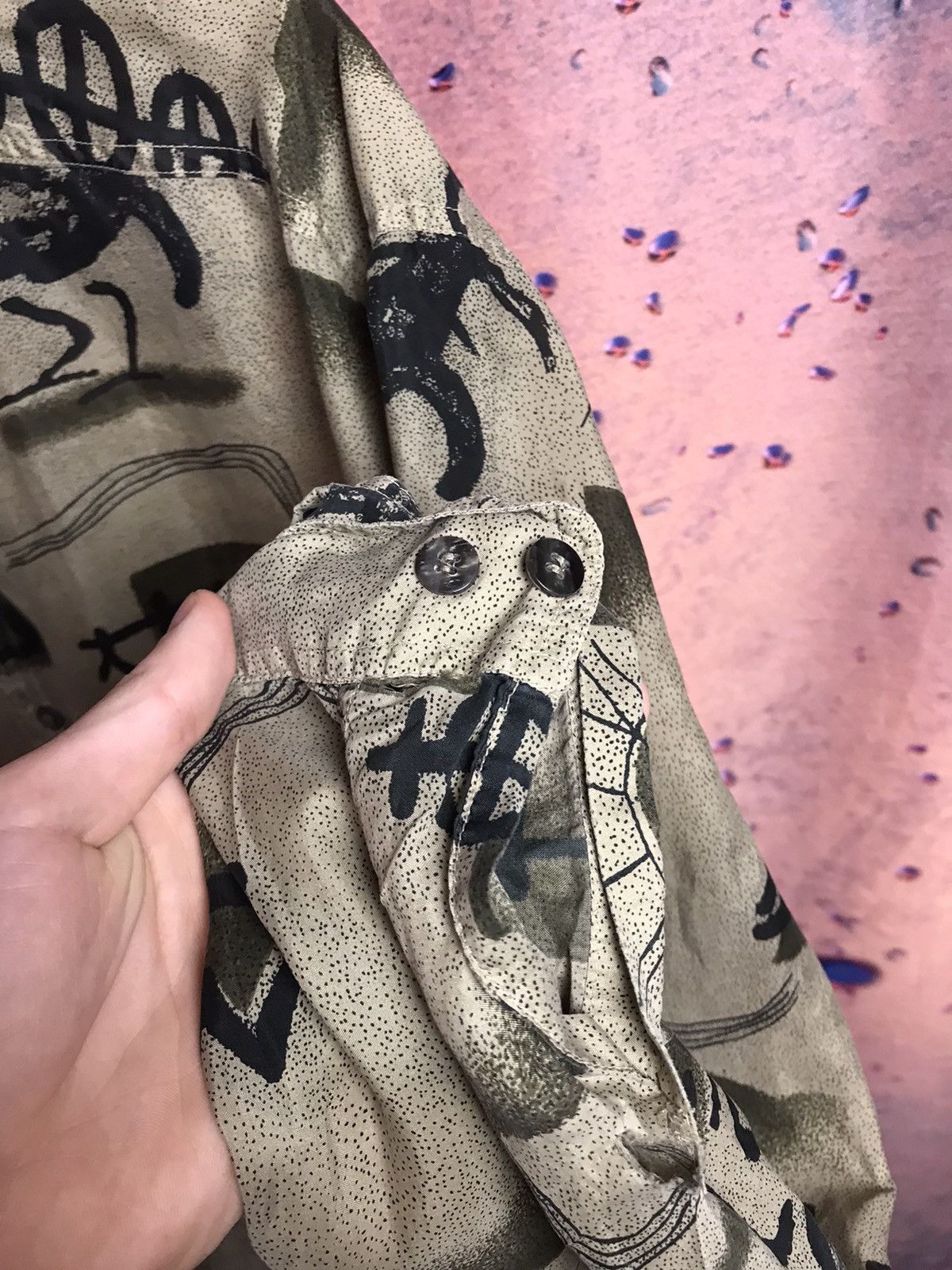 Vintage Vintage crazy Hawaiian streetwear silk shirt Size US L / EU 52-54 / 3 - 4 Thumbnail