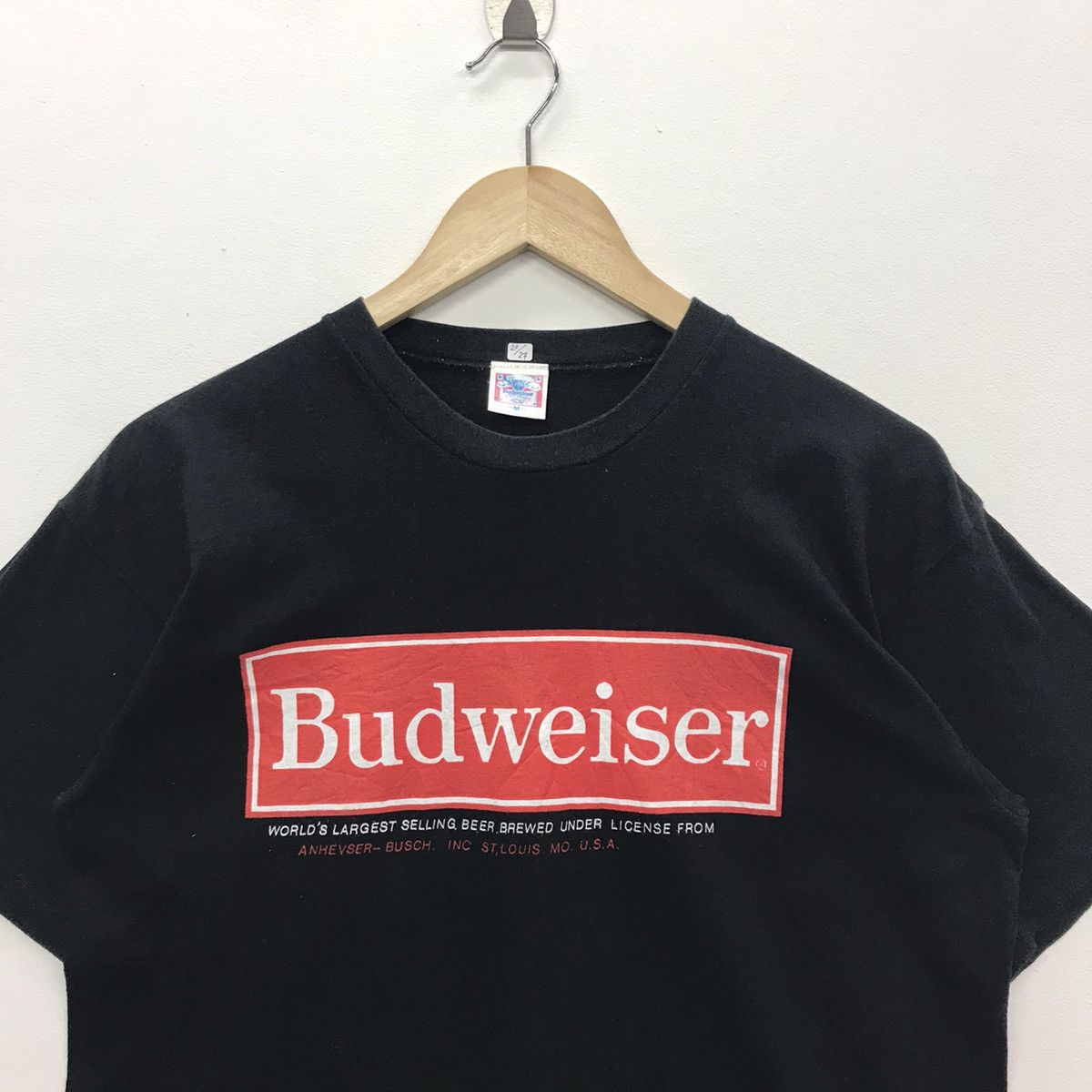 Budweiser × Vintage Rare!! Vintage Budweiser Board Logo Tee Size US M / EU 48-50 / 2 - 2 Thumbnail