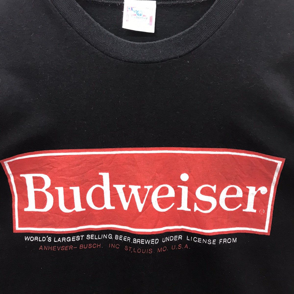 Budweiser × Vintage Rare!! Vintage Budweiser Board Logo Tee Size US M / EU 48-50 / 2 - 4 Thumbnail