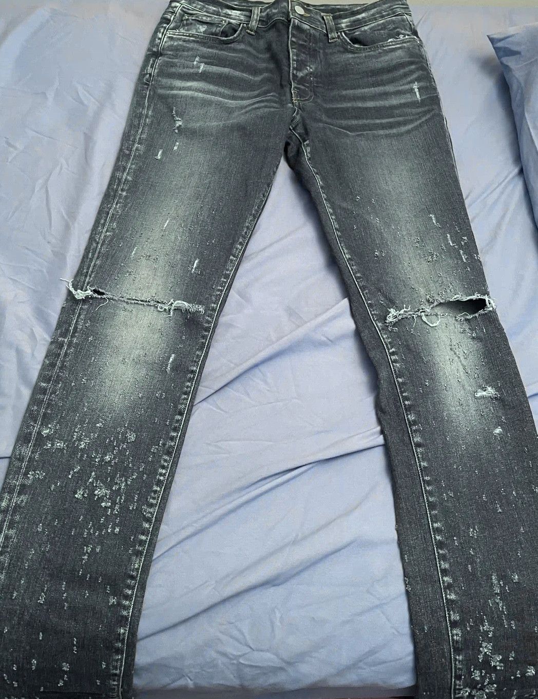 image of Amiri Shotgun Jeans in Dark Indigo, Men's (Size 33)