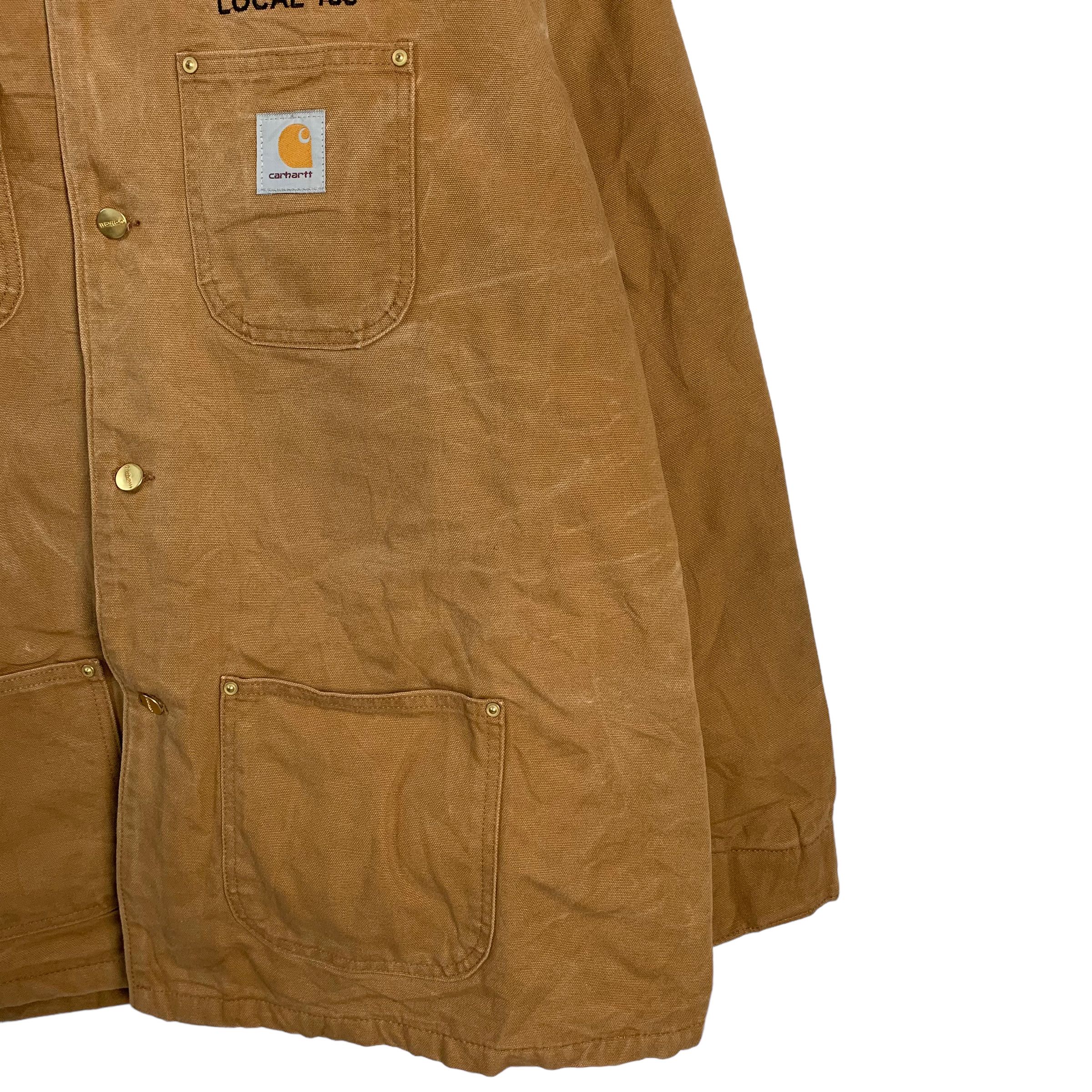 Carhartt Carhatt Laborers Local 185 Workwear Jacket Size US XL / EU 56 / 4 - 5 Thumbnail
