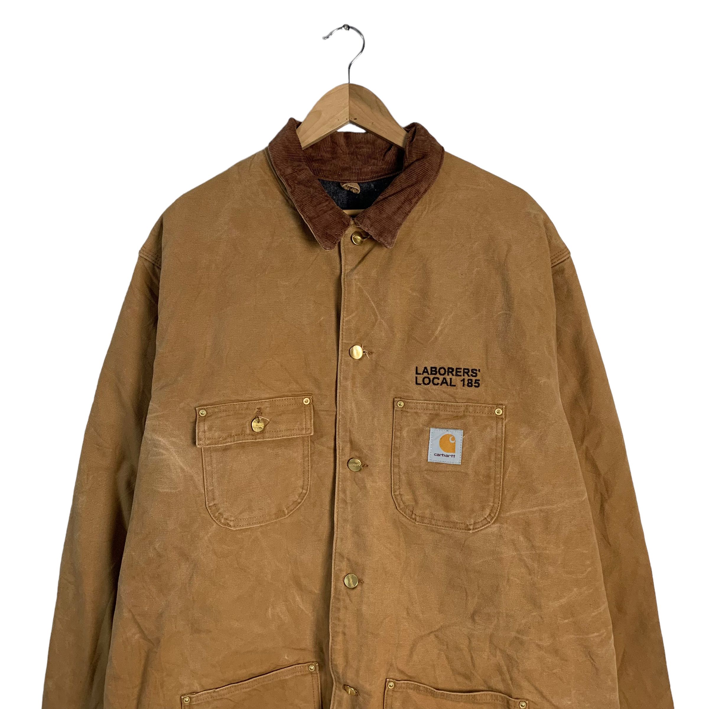 Carhartt Carhatt Laborers Local 185 Workwear Jacket Size US XL / EU 56 / 4 - 3 Thumbnail