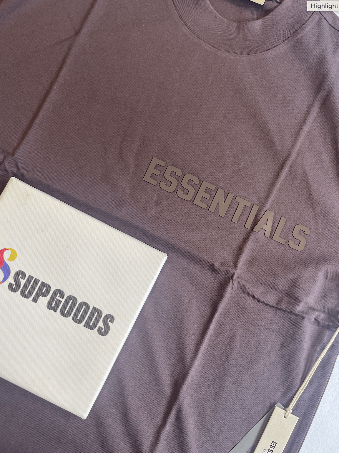 Fear of God 🔥 Fear of God Essentials T-shirt Color Plum Sz (XS) Size US XS / EU 42 / 0 - 6 Thumbnail