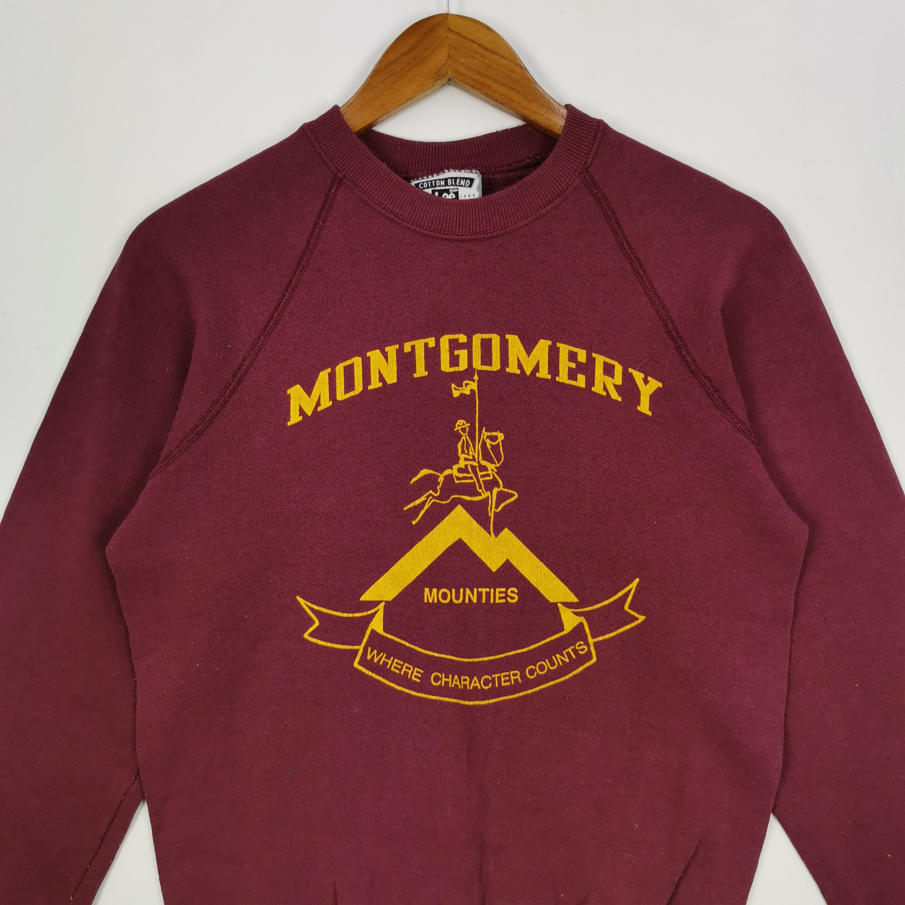 Lee × Vintage Vintage Lee Sweatshirt Montgomery Horse Crewneck Sweater Size US S / EU 44-46 / 1 - 2 Thumbnail