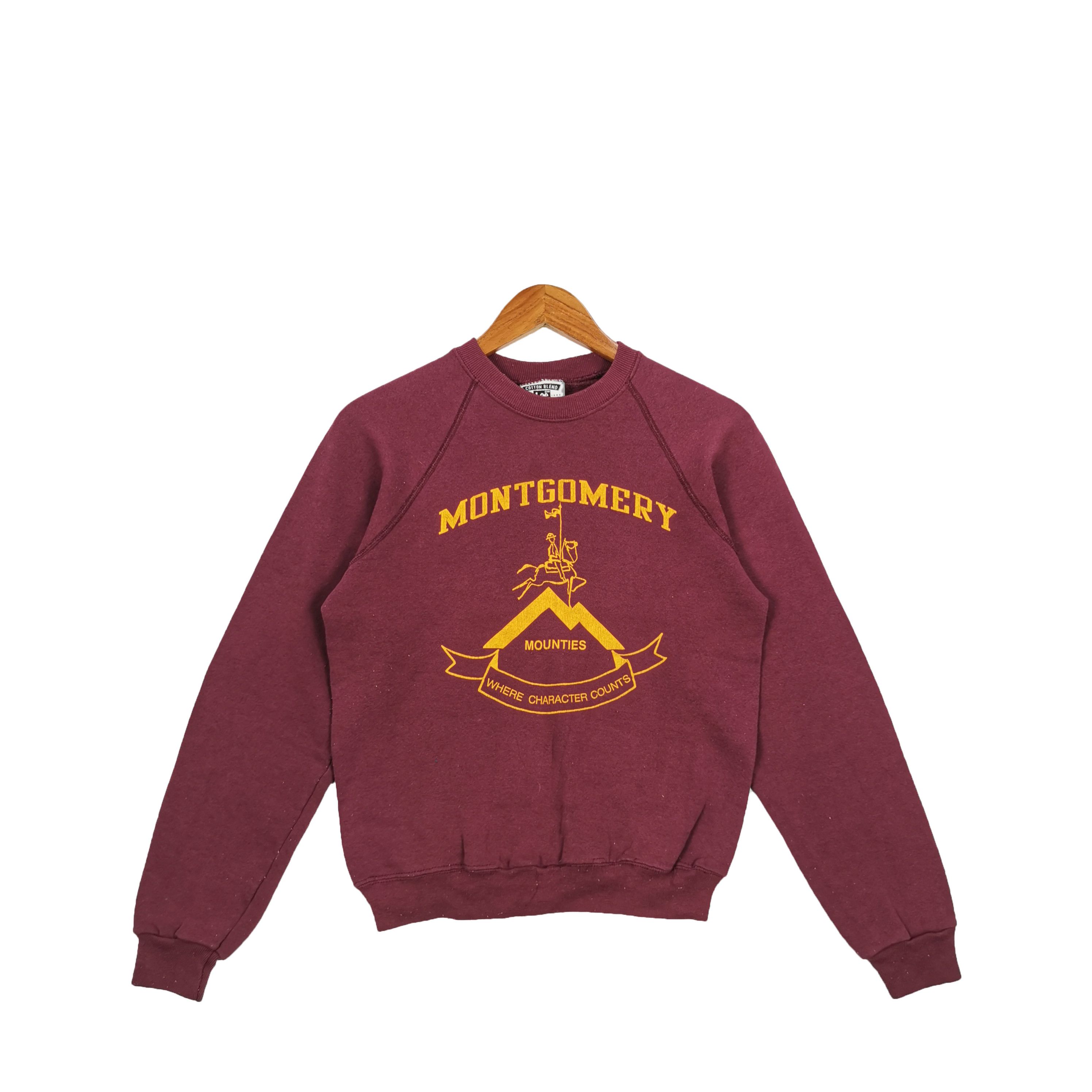 Lee × Vintage Vintage Lee Sweatshirt Montgomery Horse Crewneck Sweater Size US S / EU 44-46 / 1 - 1 Thumbnail