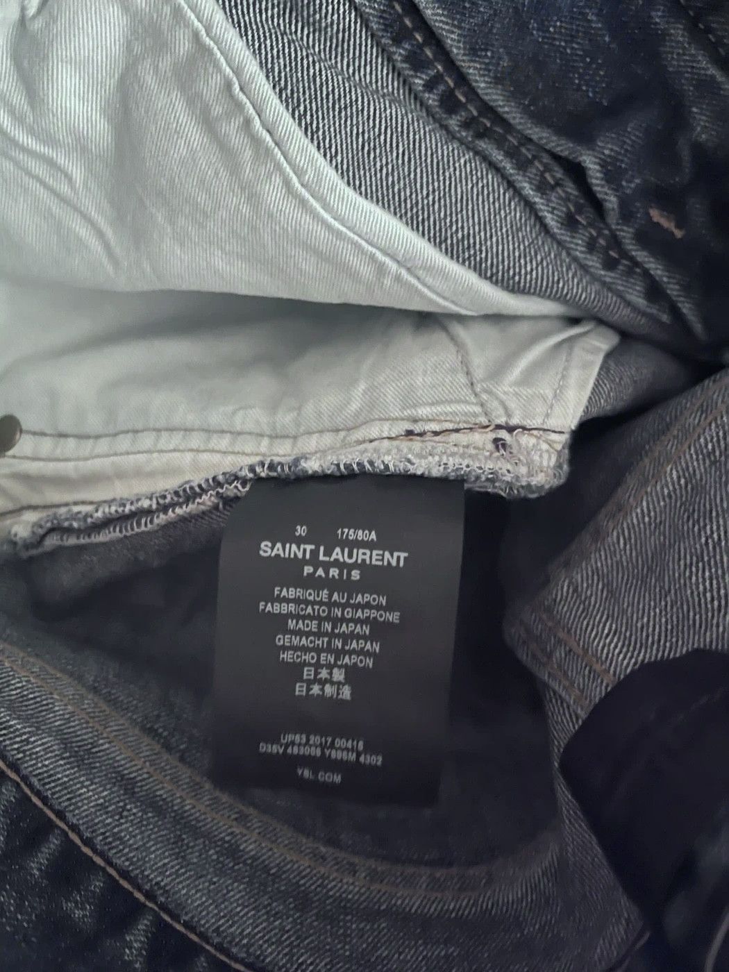 Saint Laurent Paris Saint Laurent jeans Size US 30 / EU 46 - 3 Thumbnail