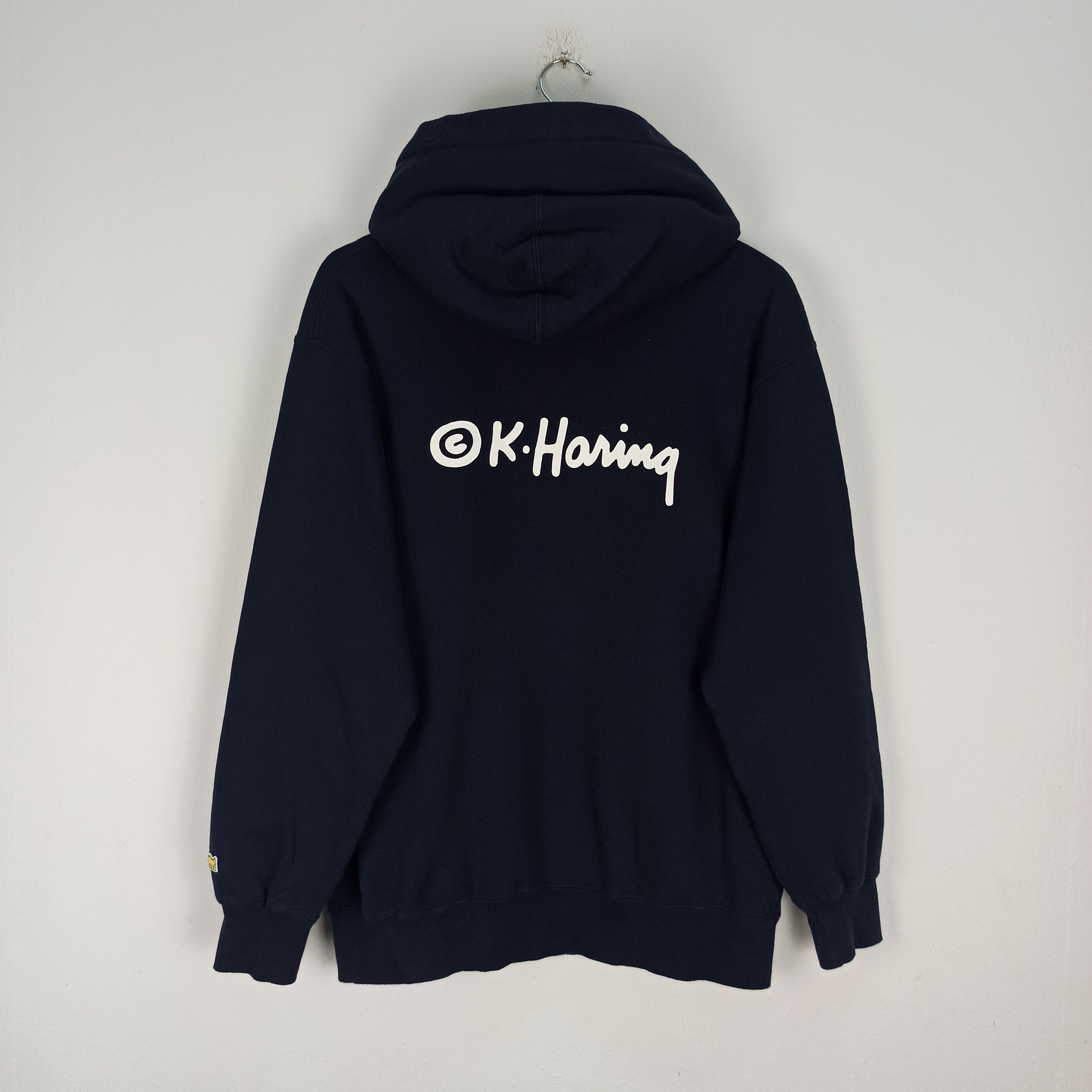 Keith Haring 🔥STEALS🔥 Vintage Keith Haring Big Logo Spell Out Hoodie Size US L / EU 52-54 / 3 - 4 Thumbnail