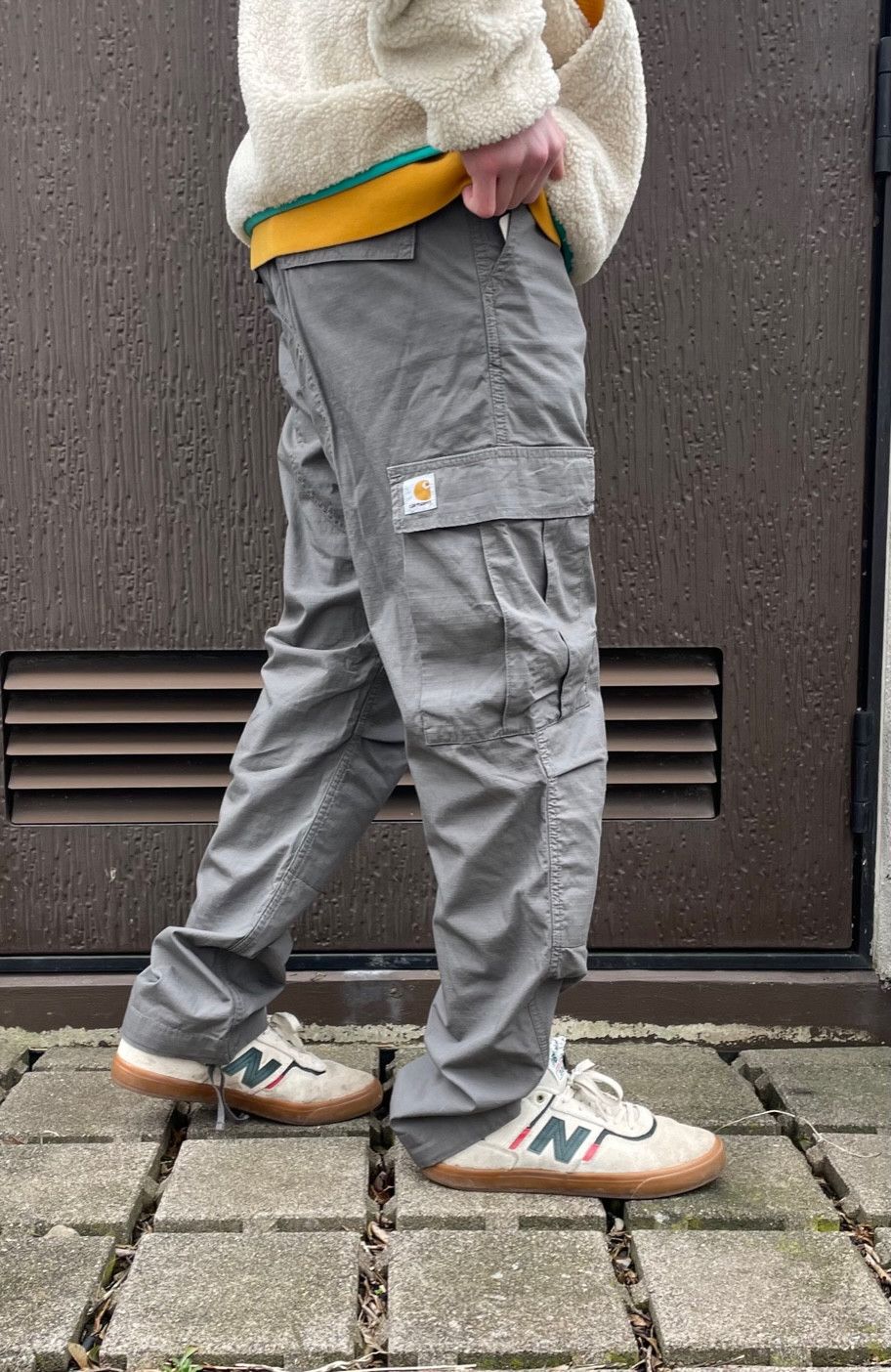 Carhartt × Vintage Carhartt Cargo Rare Size Gray Vintage Cargo Pants Size US 27 - 1 Thumbnail