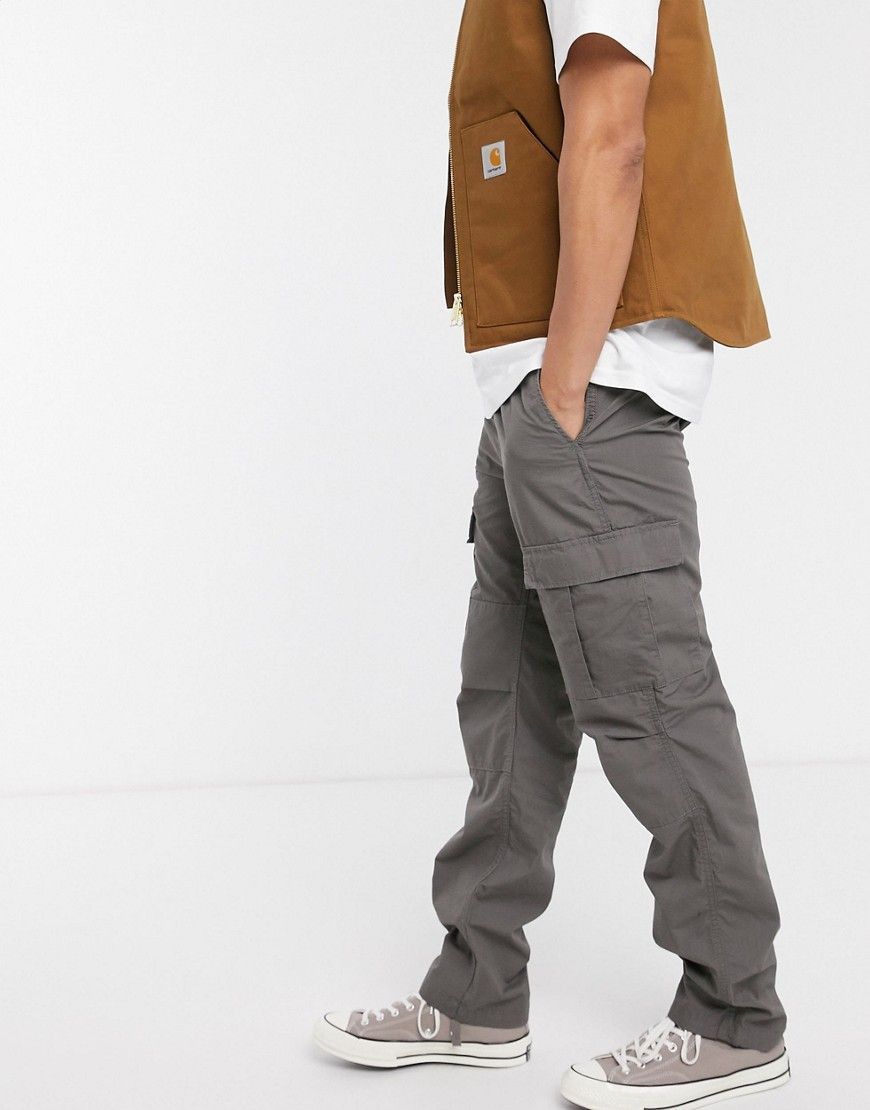 Carhartt × Vintage Carhartt Cargo Rare Size Gray Vintage Cargo Pants Size US 27 - 2 Thumbnail