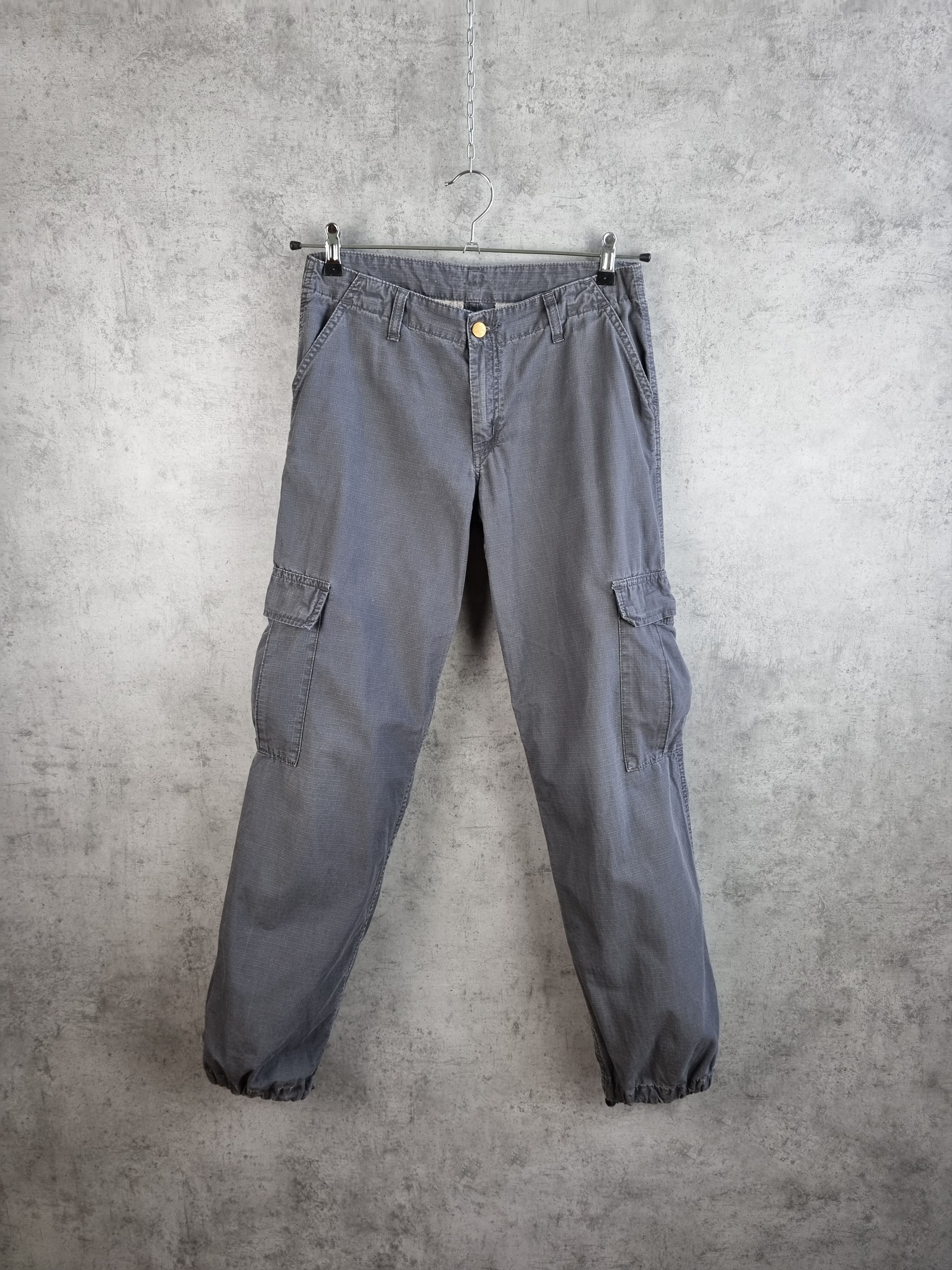 Carhartt × Vintage Carhartt Cargo Rare Size Gray Vintage Cargo Pants Size US 27 - 4 Thumbnail