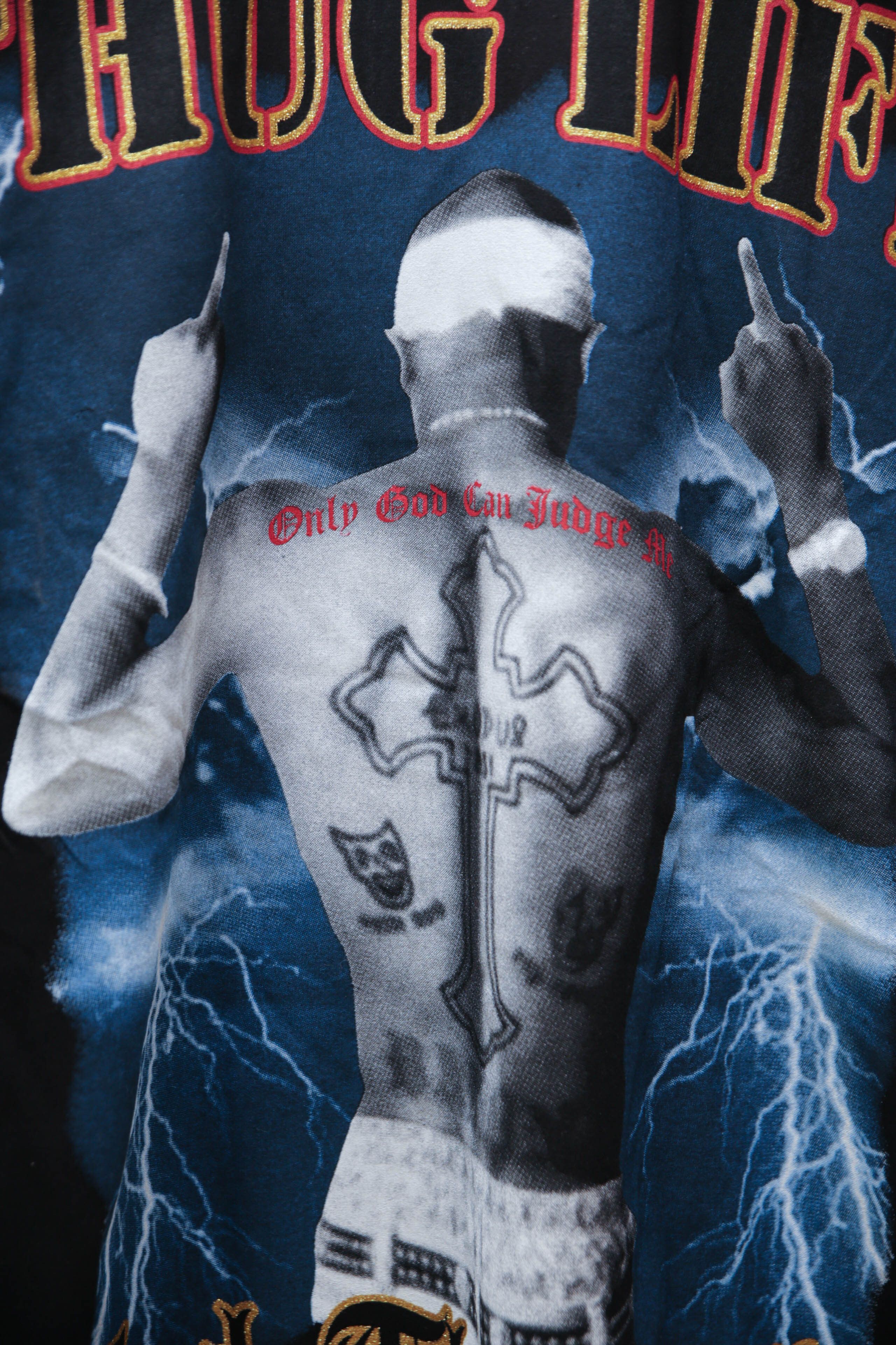 Rap Tees TUPAC THUG LIFE SHIRT Size US XL / EU 56 / 4 - 2 Thumbnail