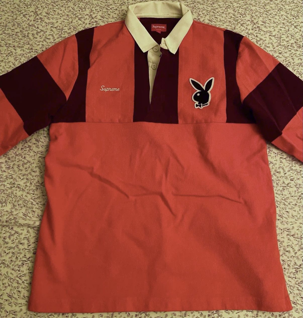 image of Playboy Rugby in Orange, Men's (Size Medium)