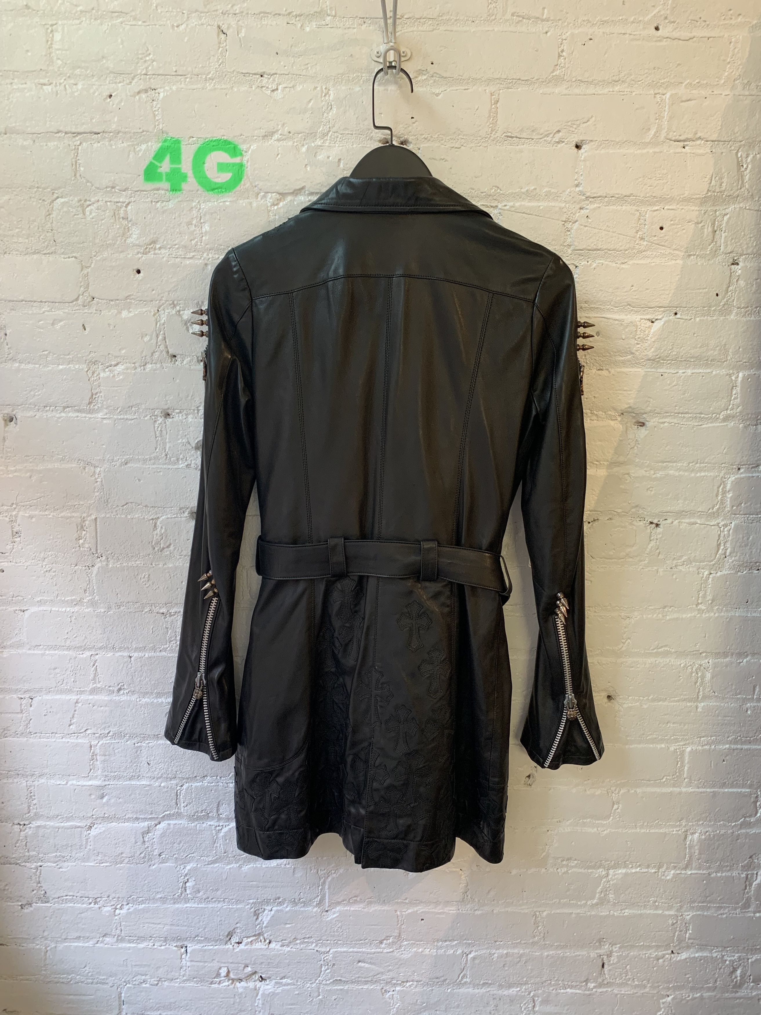 Chrome Hearts CHROME HEARTS 1/1 80 CROSS LEATHER GRIM REAPER JACKET Size US S / EU 44-46 / 1 - 10 Thumbnail