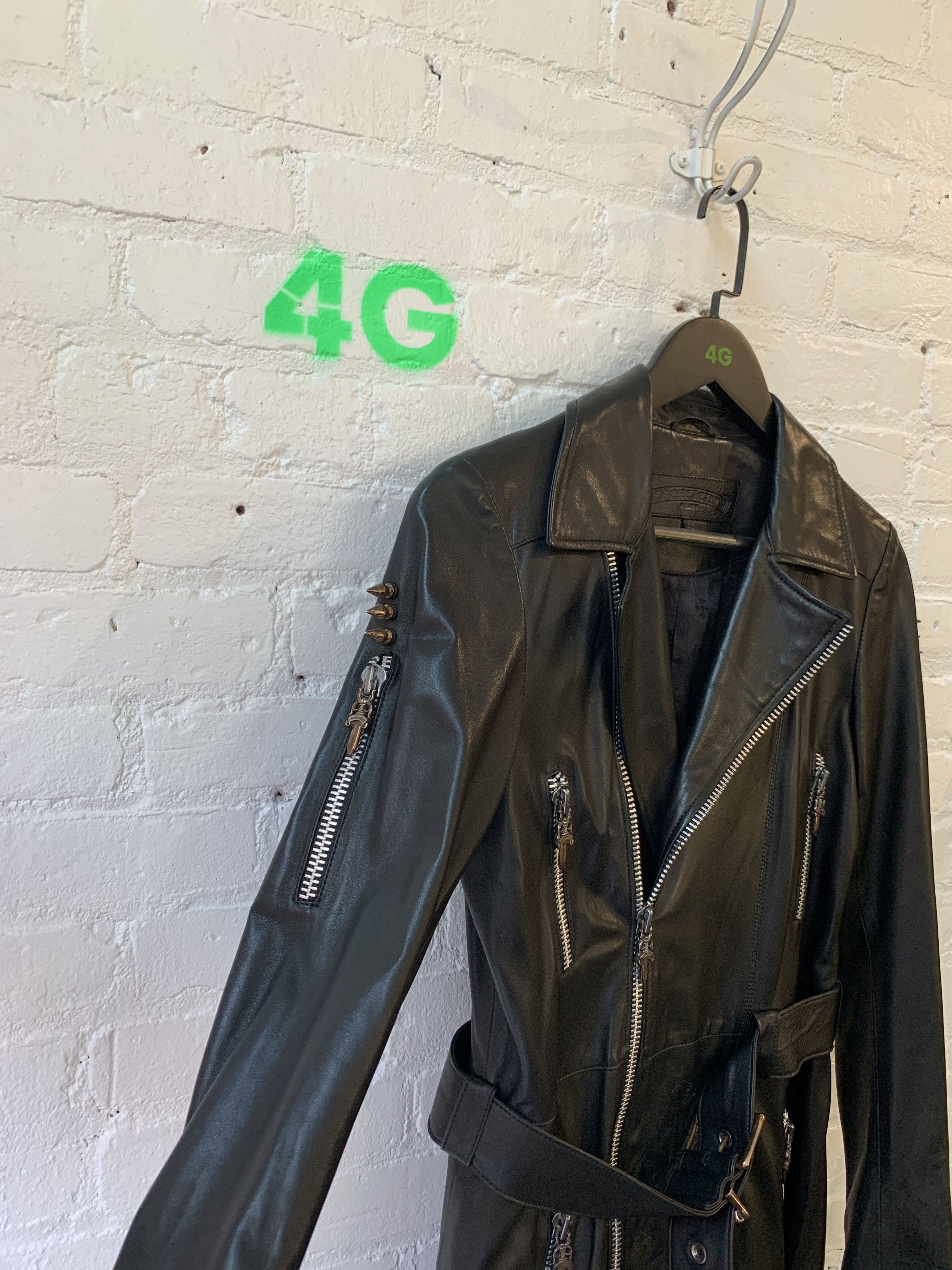 Chrome Hearts CHROME HEARTS 1/1 80 CROSS LEATHER GRIM REAPER JACKET Size US S / EU 44-46 / 1 - 6 Thumbnail