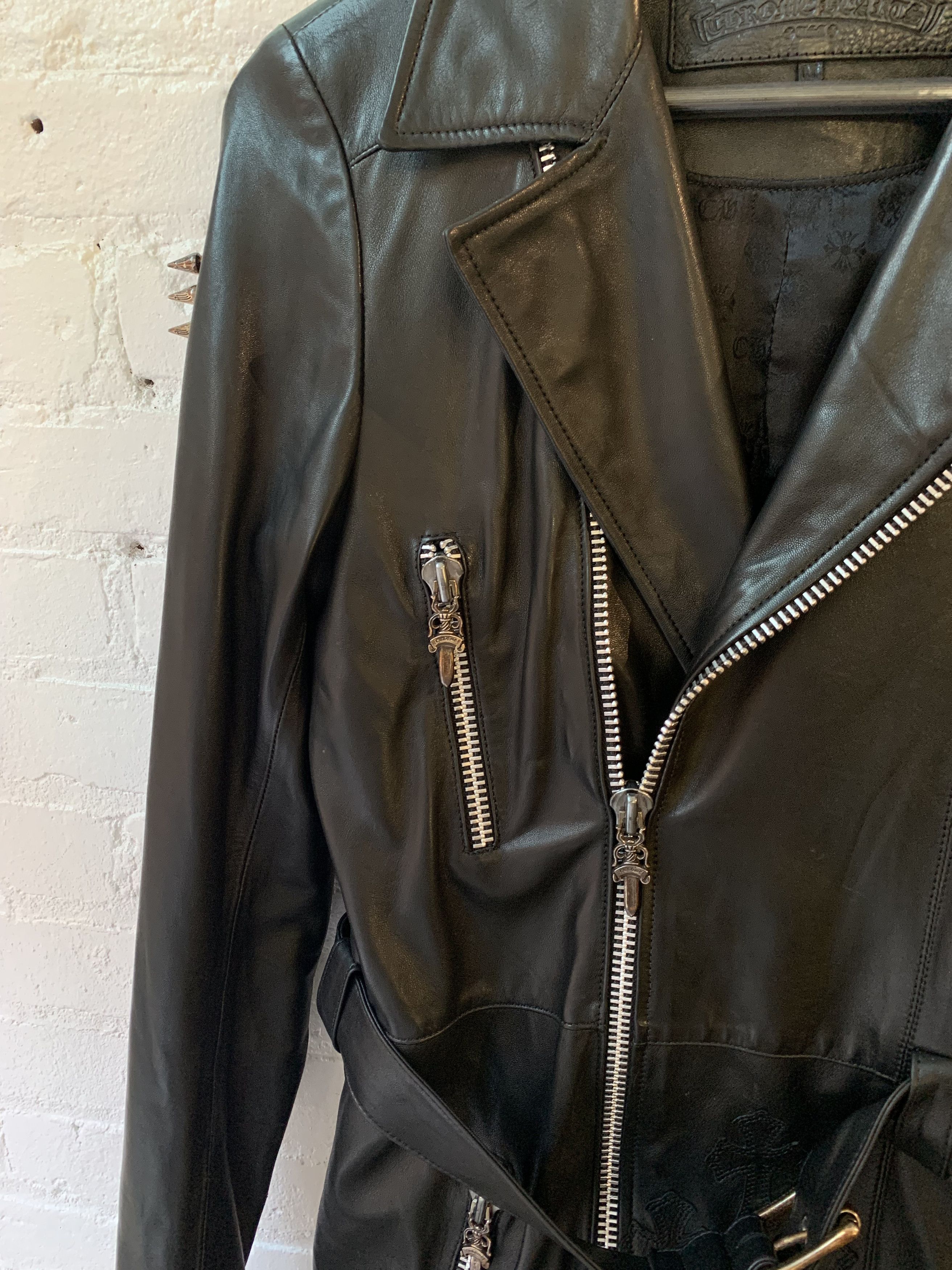 Chrome Hearts CHROME HEARTS 1/1 80 CROSS LEATHER GRIM REAPER JACKET Size US S / EU 44-46 / 1 - 5 Thumbnail