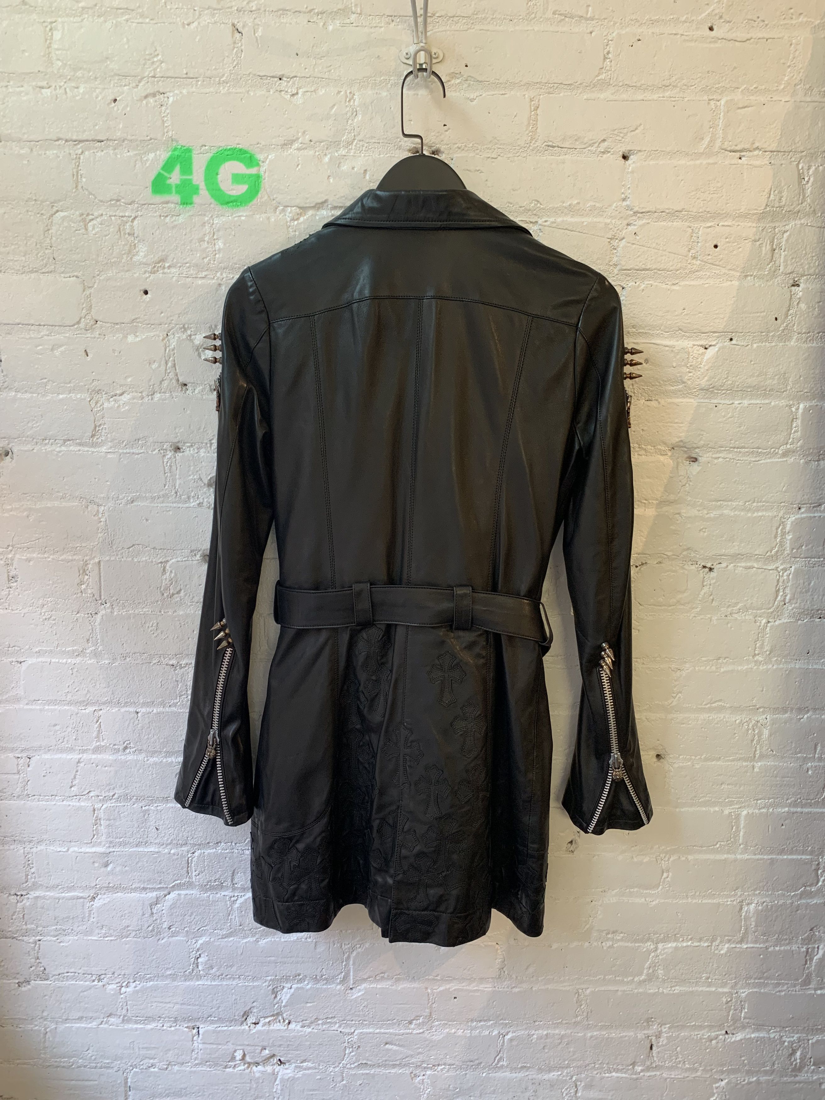 Chrome Hearts CHROME HEARTS 1/1 80 CROSS LEATHER GRIM REAPER JACKET Size US S / EU 44-46 / 1 - 9 Thumbnail
