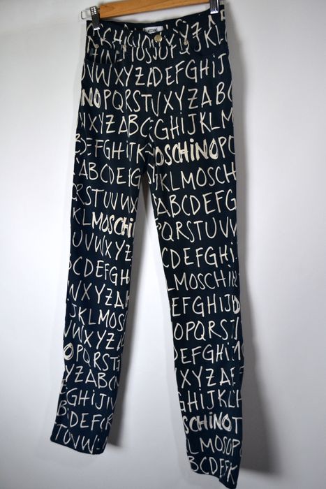 Moschino alphabet discount pants