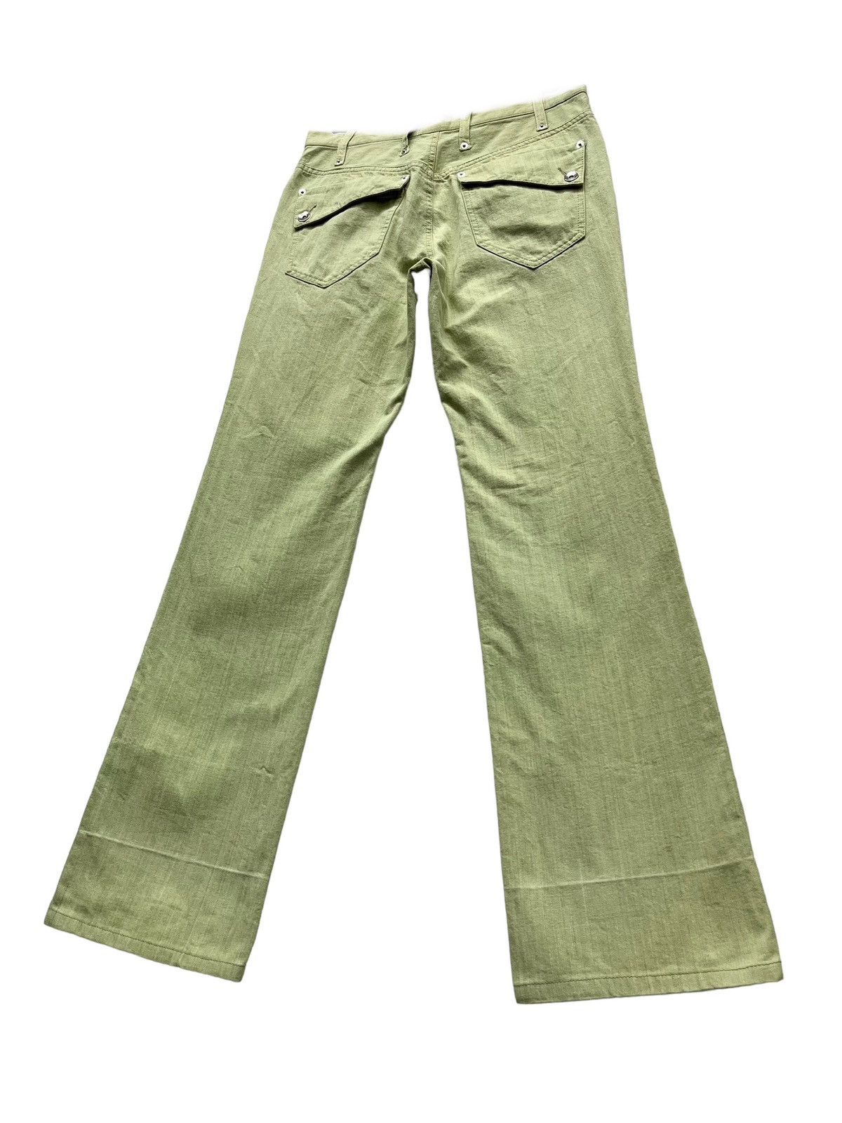 Yohji Yamamoto FLARE🔥 A.A.R YOHJI YAMAMOTO x D’URBAN Soft Green Minimalist Size US 30 / EU 46 - 8 Thumbnail