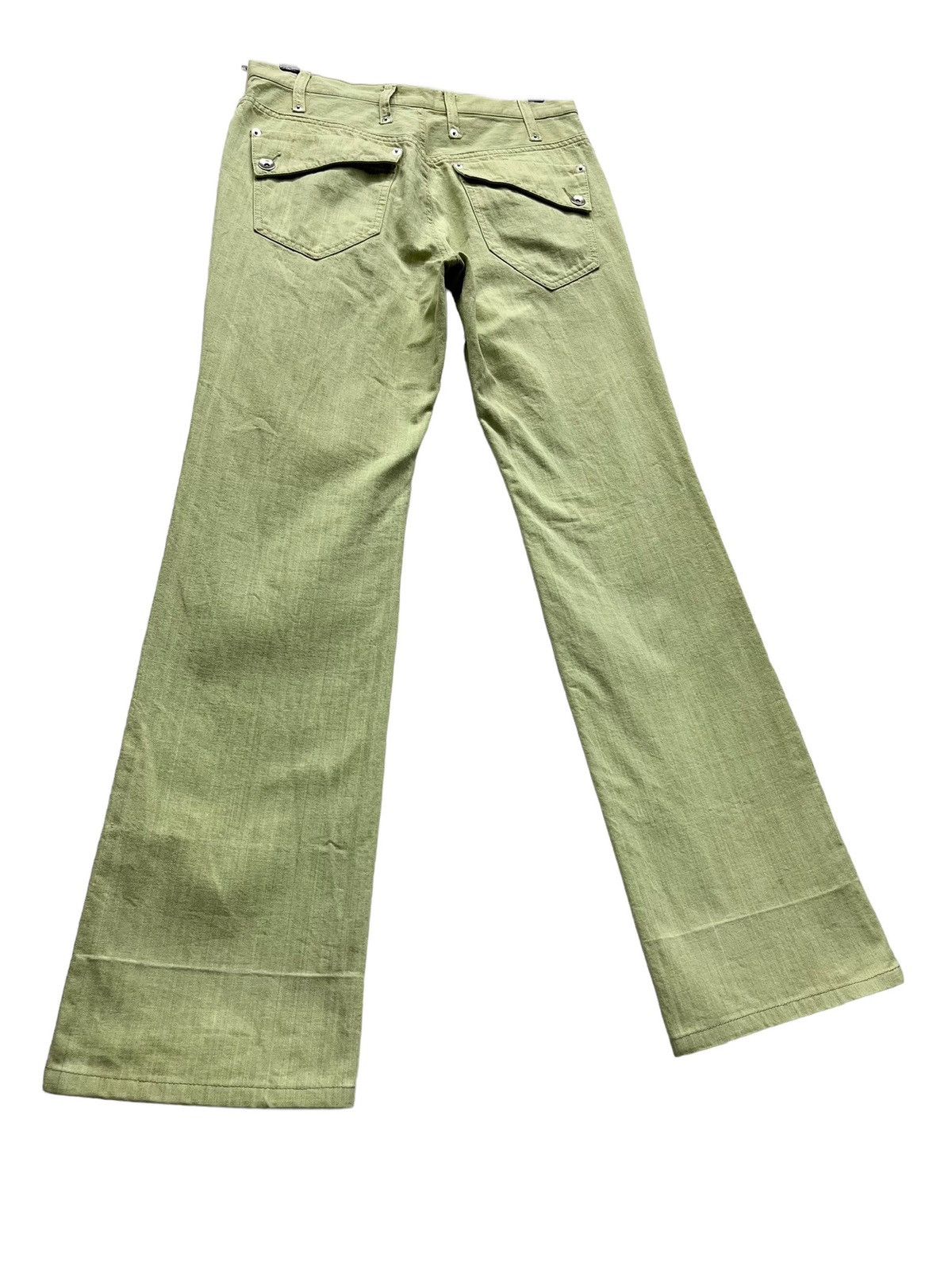 Yohji Yamamoto FLARE🔥 A.A.R YOHJI YAMAMOTO x D’URBAN Soft Green Minimalist Size US 30 / EU 46 - 6 Thumbnail