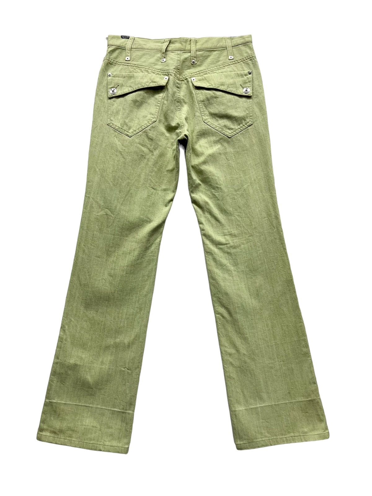 Yohji Yamamoto FLARE🔥 A.A.R YOHJI YAMAMOTO x D’URBAN Soft Green Minimalist Size US 30 / EU 46 - 7 Thumbnail
