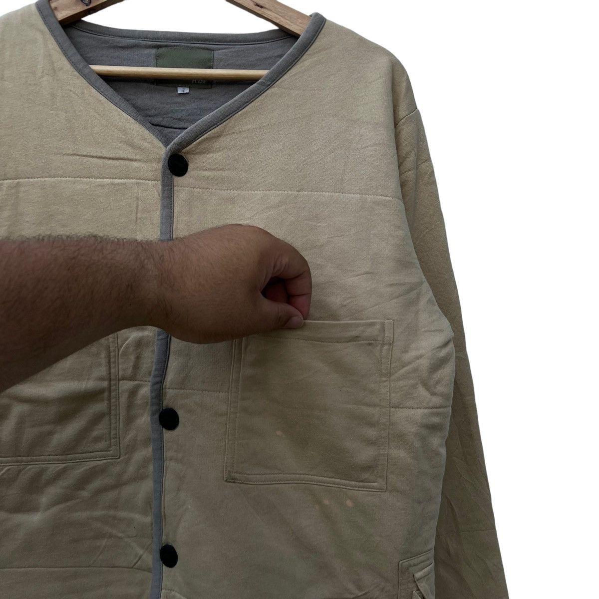 Japanese Brand VINTAGE CARDIGAN RARE COLOUR SOUTH SHIP PLACE JAPAN Size US M / EU 48-50 / 2 - 5 Thumbnail