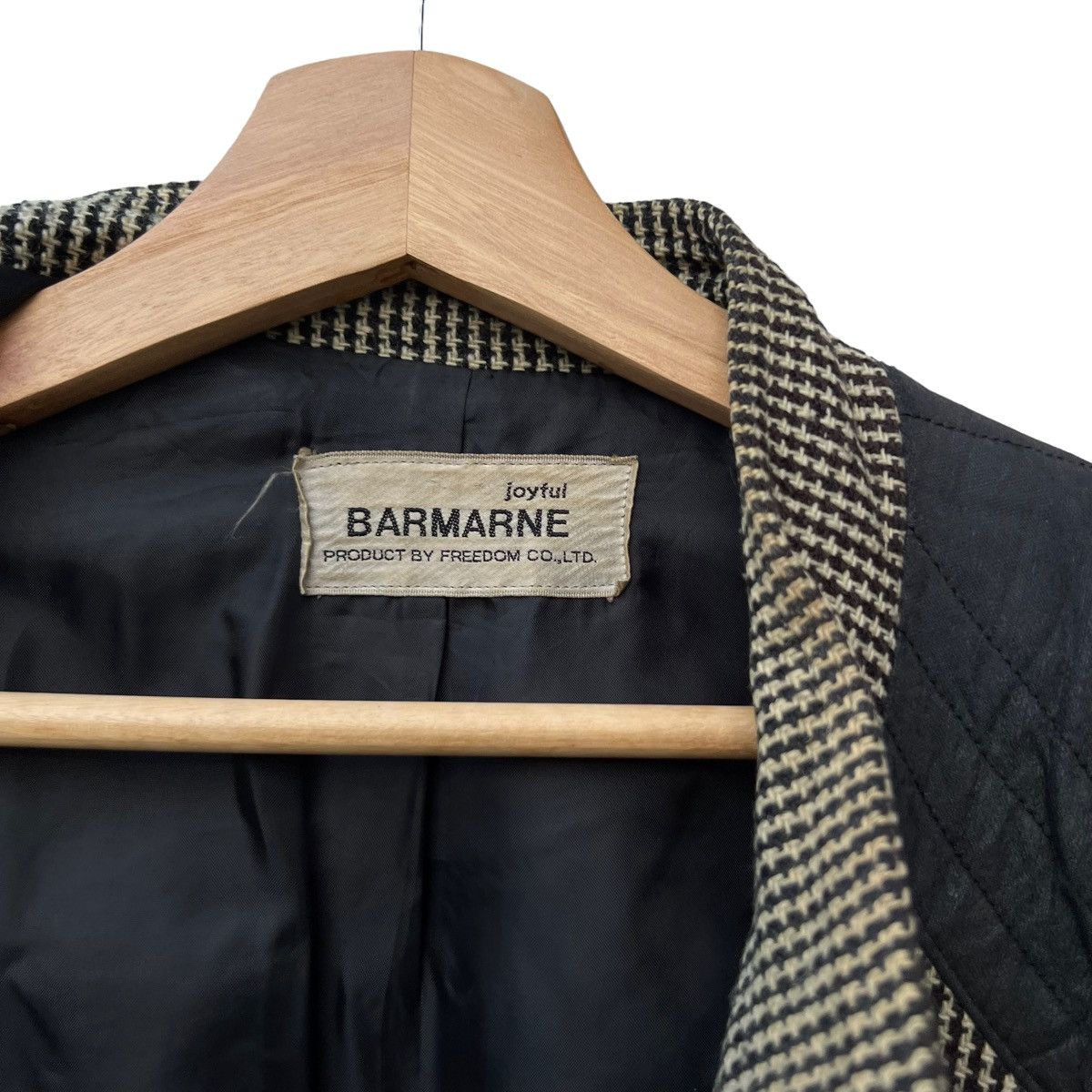 VINTAGE BARMARNE HERRINGBONE INSPIRED BY ISSEY MIYAKE JAPAN