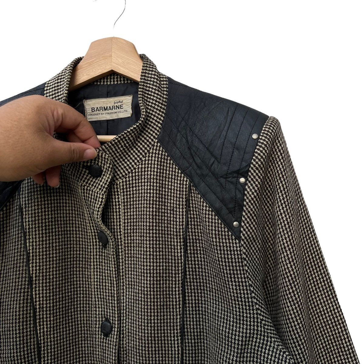 VINTAGE BARMARNE HERRINGBONE INSPIRED BY ISSEY MIYAKE JAPAN