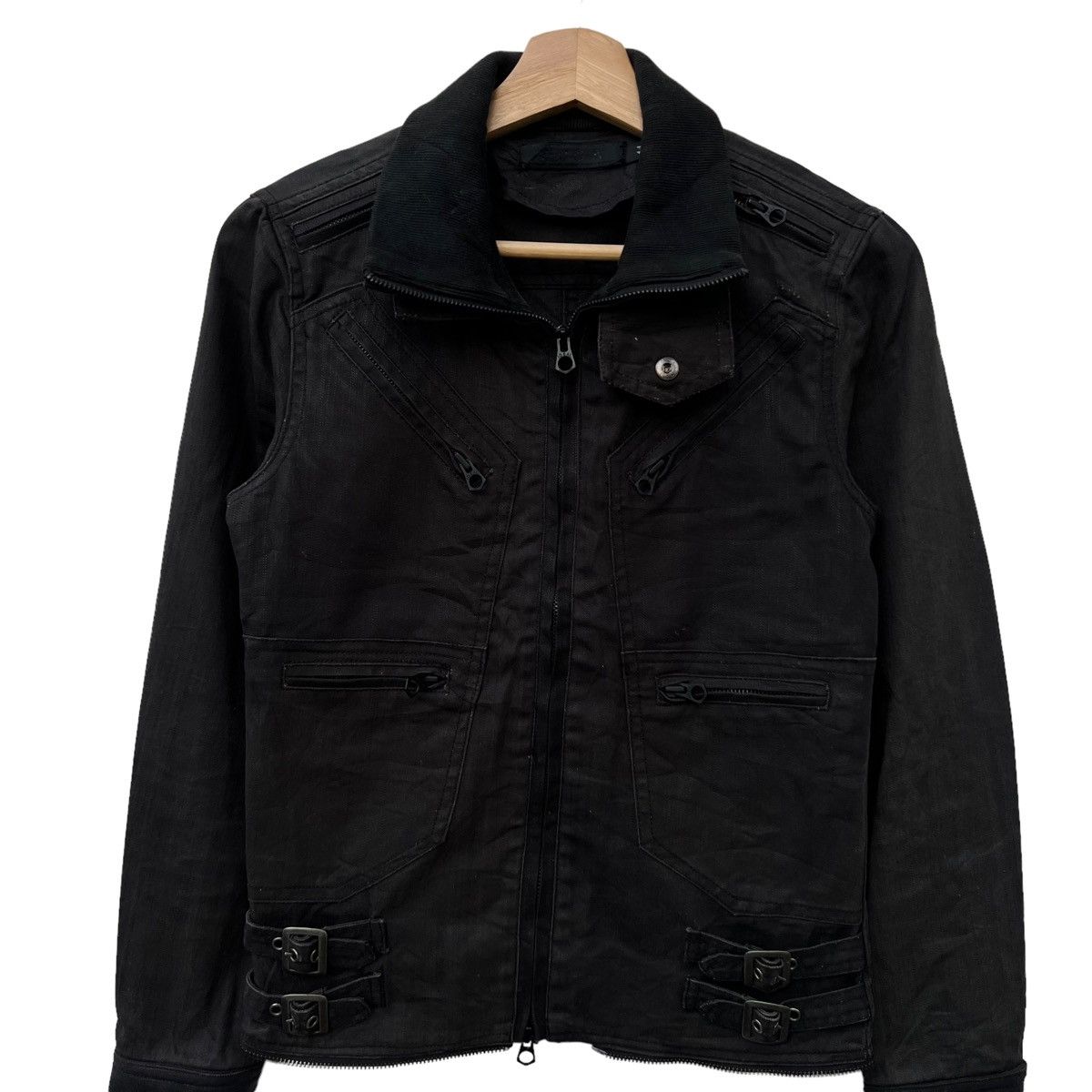 Japanese Brand VINTAGE BIKER PARACHUTE JACKET FUGA JAPAN PUNK STYLE Size S / US 4 / IT 40 - 3 Thumbnail