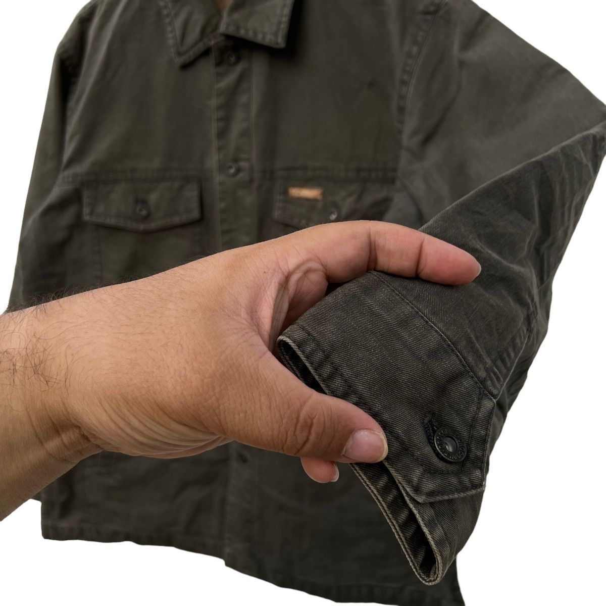 Japanese Brand VINTAGE HIKORY CHORE JACKET CROCODILE JAPAN Size US M / EU 48-50 / 2 - 6 Thumbnail