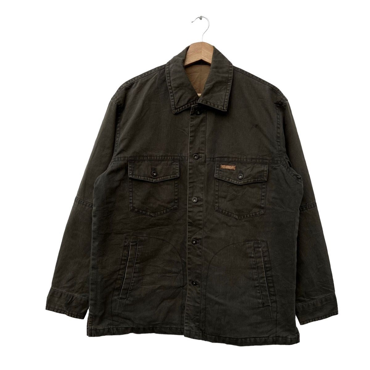 Japanese Brand VINTAGE HIKORY CHORE JACKET CROCODILE JAPAN Size US M / EU 48-50 / 2 - 1 Thumbnail