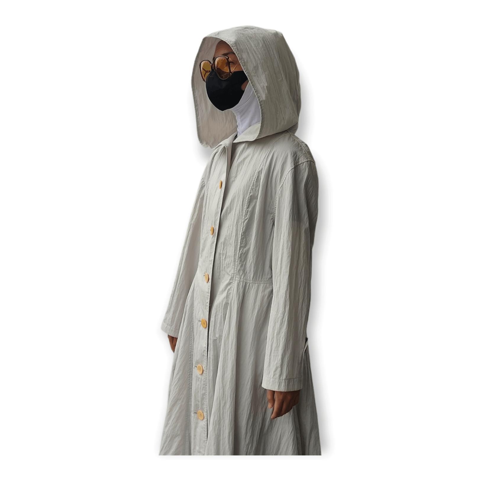 Issey Miyake × Tsumori Chisato Vtg 80s Issey Miyake i.S Windcoat Light Hooded Jacket Size M / US 6-8 / IT 42-44 - 3 Thumbnail