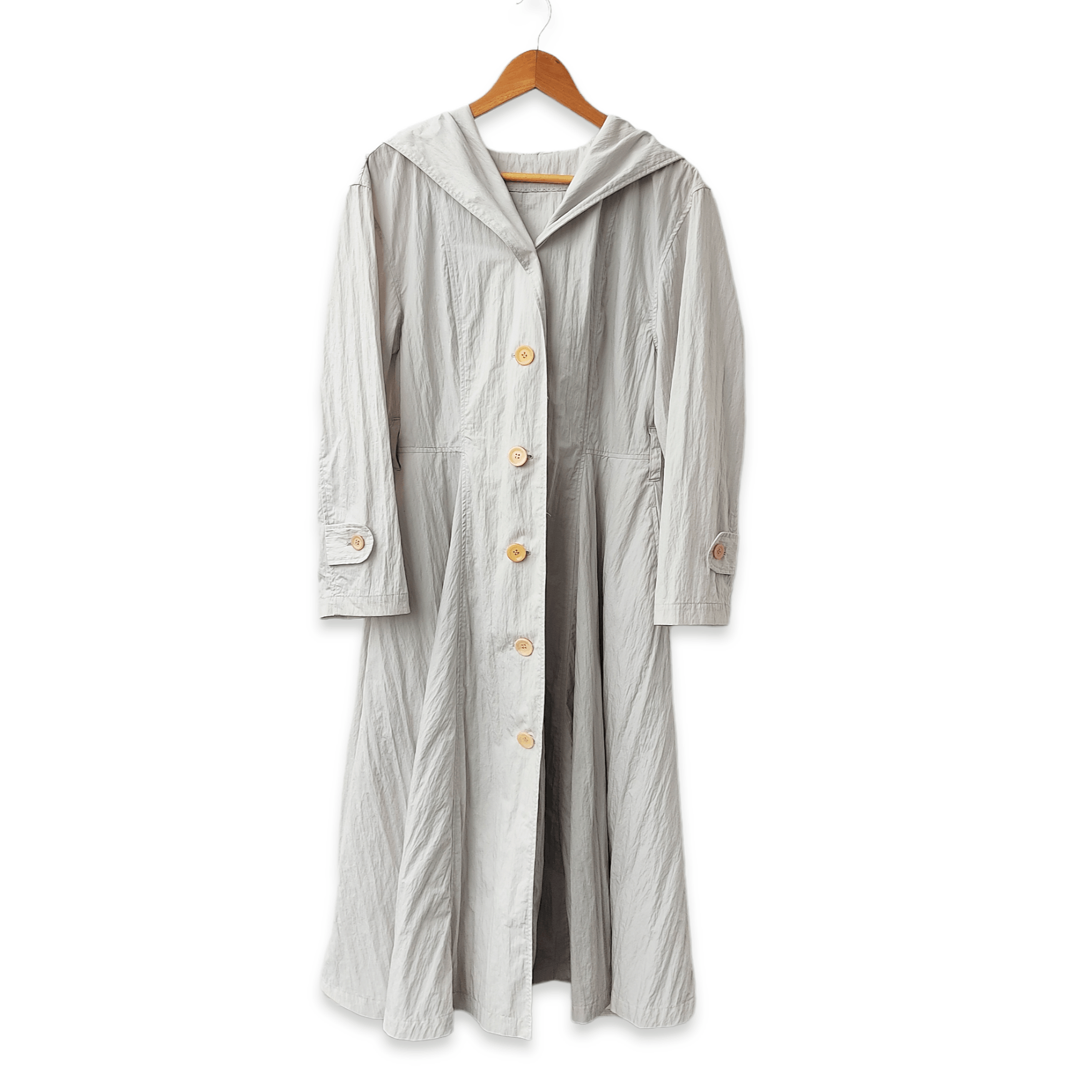 Issey Miyake × Tsumori Chisato Vtg 80s Issey Miyake i.S Windcoat Light Hooded Jacket Size M / US 6-8 / IT 42-44 - 6 Thumbnail
