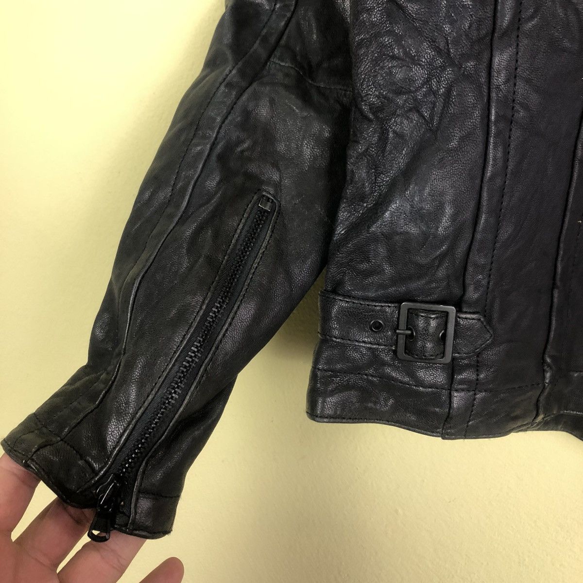 Japanese Brand 💥LAST DROP💥Tactical Parachute Leather Jacket Schlussel Size US M / EU 48-50 / 2 - 8 Thumbnail