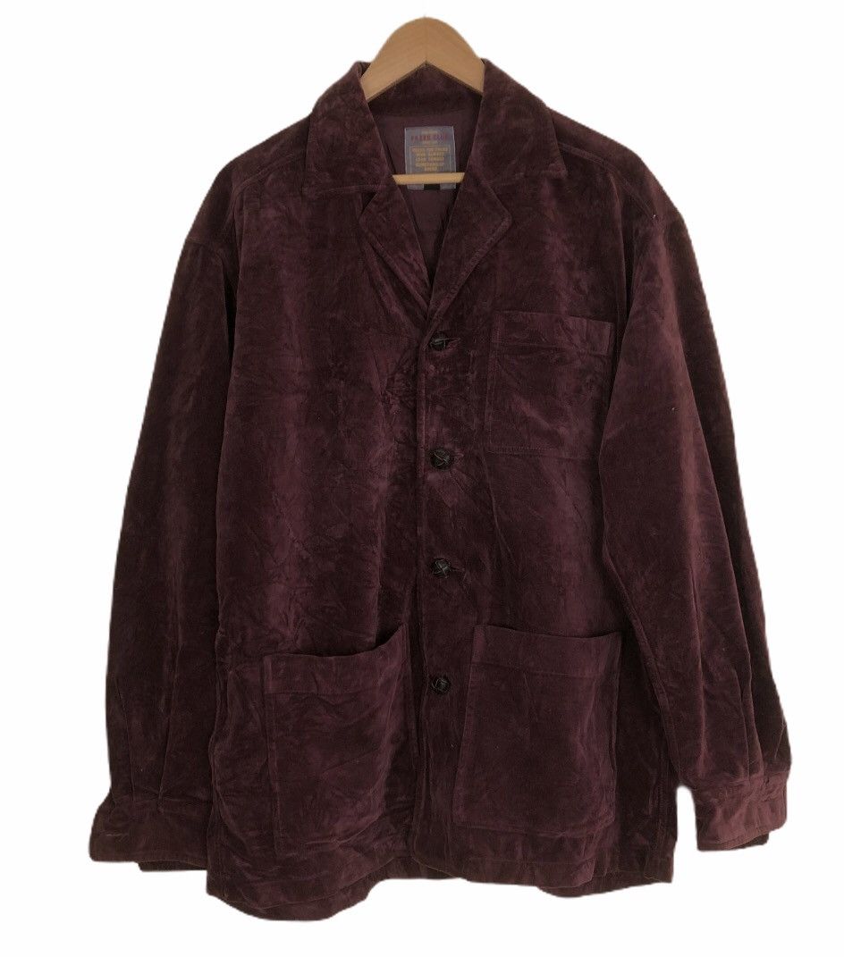 Japanese Brand Corduroy Jacket 3 Pocket Pazzo Club Collection Size US L / EU 52-54 / 3 - 1 Thumbnail