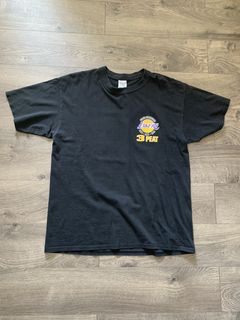 VINTAGE LA LAKERS 3PEAT CHAMPIONSHIP RINGS SHIRT LARGE L KOBE