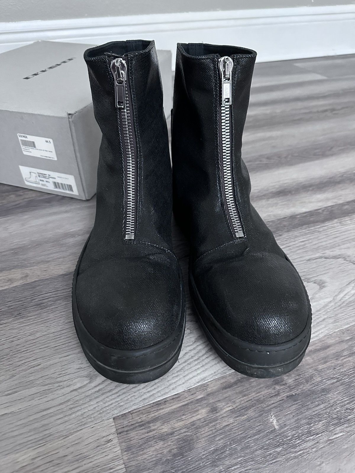 Rick Owens × Rick Owens Drkshdw Rick Owens Zip Front Ramones Size US 11.5 / EU 44-45 - 2 Thumbnail
