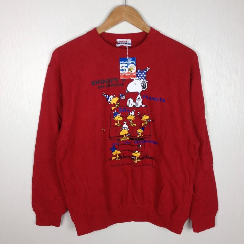 Disney N.W.T Vintage SNOOPY & FRIENDS PEANUTS 50th Celebration Size US M / EU 48-50 / 2 - 1 Thumbnail