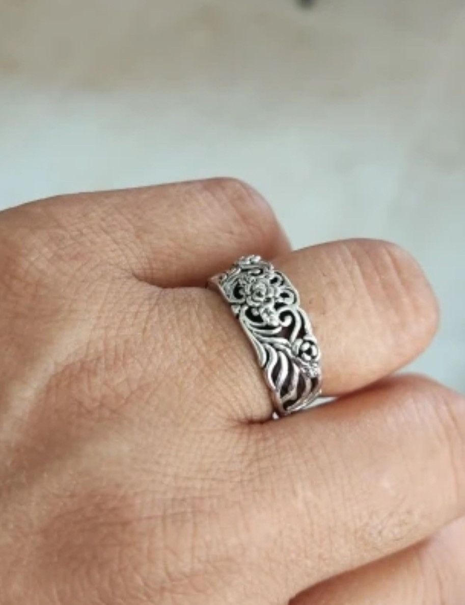 Jewelry × Vintage Antique Flower Rings Size ONE SIZE - 3 Thumbnail