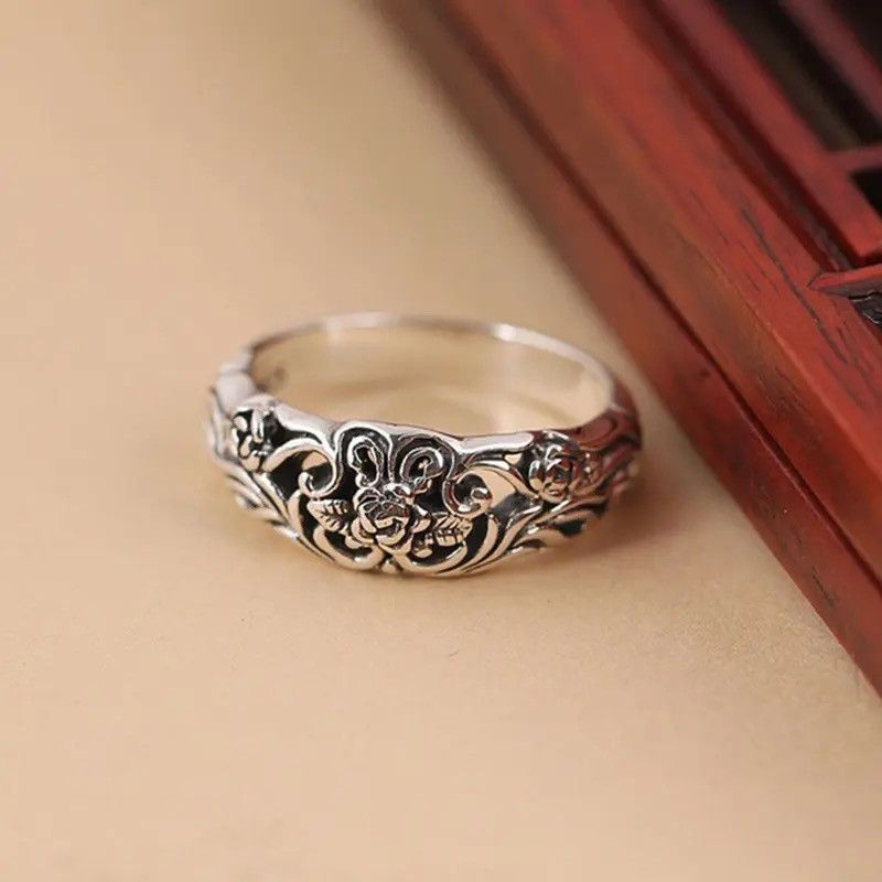 Jewelry × Vintage Antique Flower Rings Size ONE SIZE - 1 Thumbnail