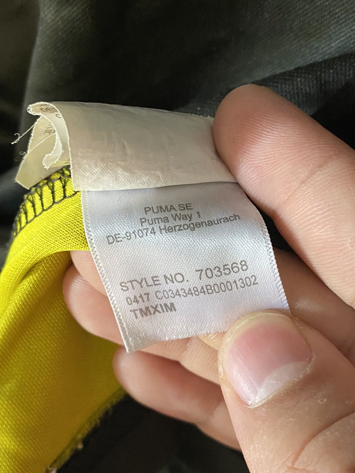 Puma 2018 2019 BVB Borussia Dortmund Puma Away Soccer Jersey XL Size US XXL / EU 58 / 5 - 7 Thumbnail