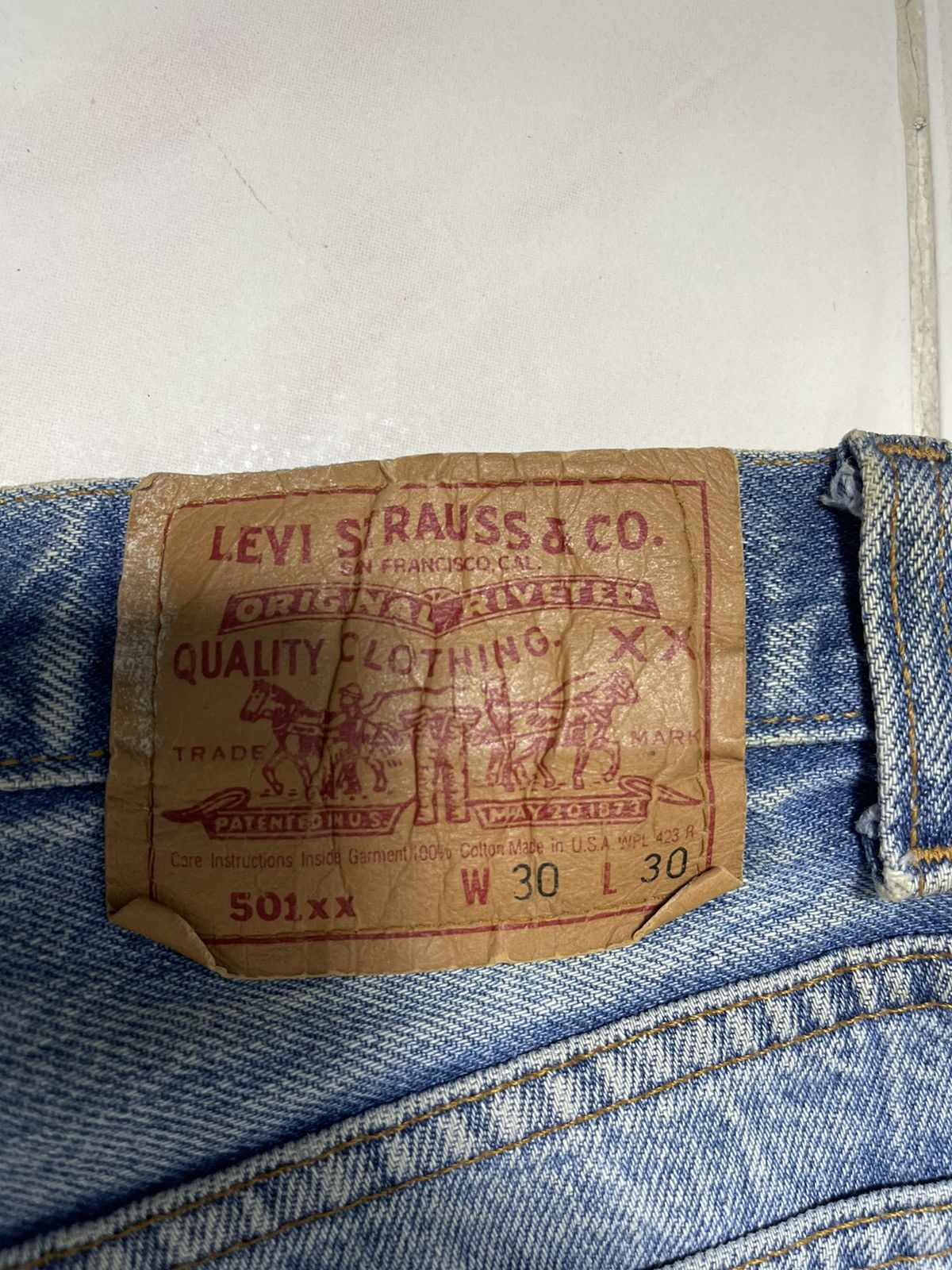 Levi's Vintage Levi's 501 XX Made In USA Size US 29 - 16 Thumbnail