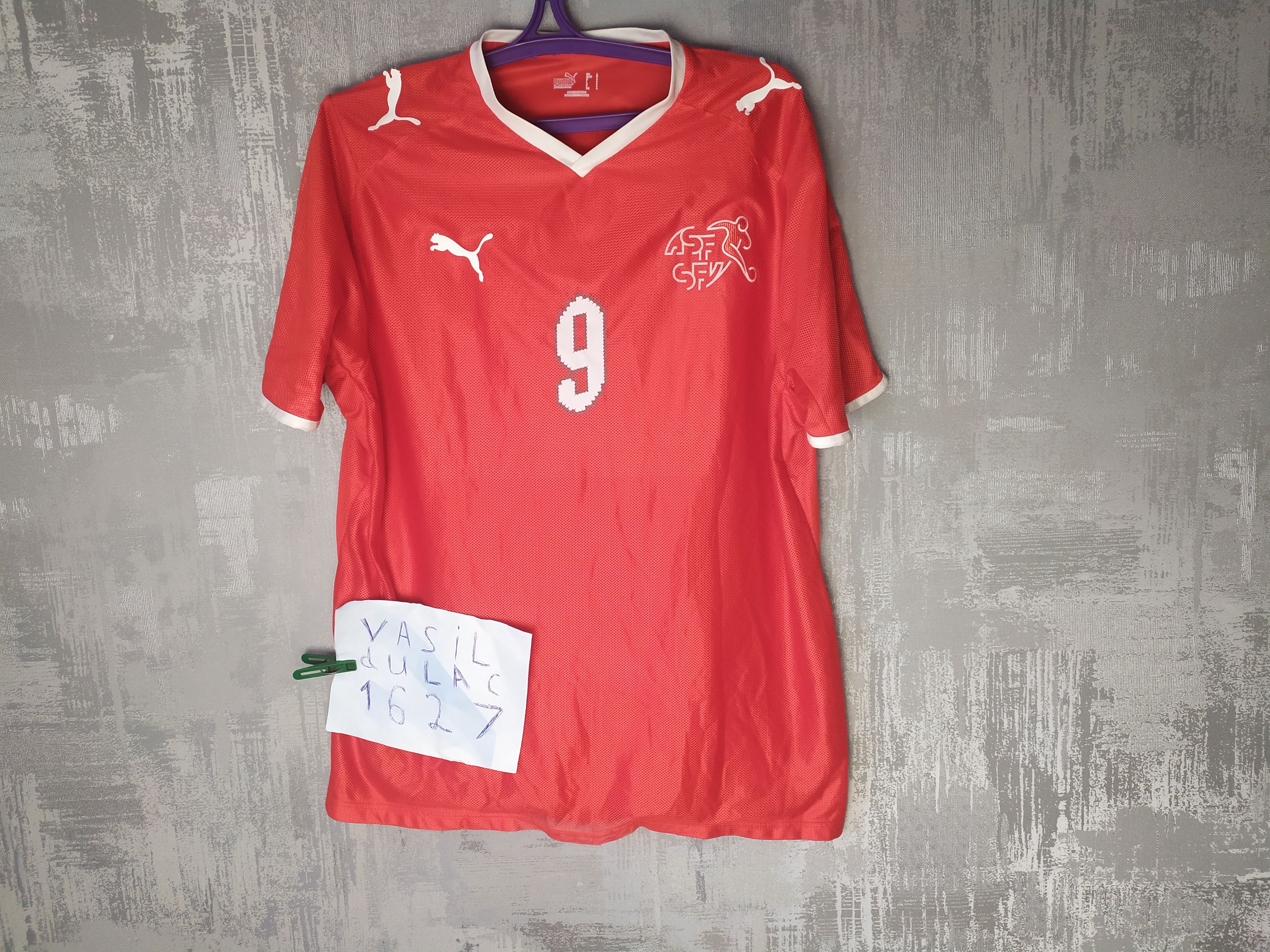 Puma SWITZERLAND NATIONAL TEAM FOOTBALL SHIRT JERSEY 2008-2010 Size US L / EU 52-54 / 3 - 1 Thumbnail