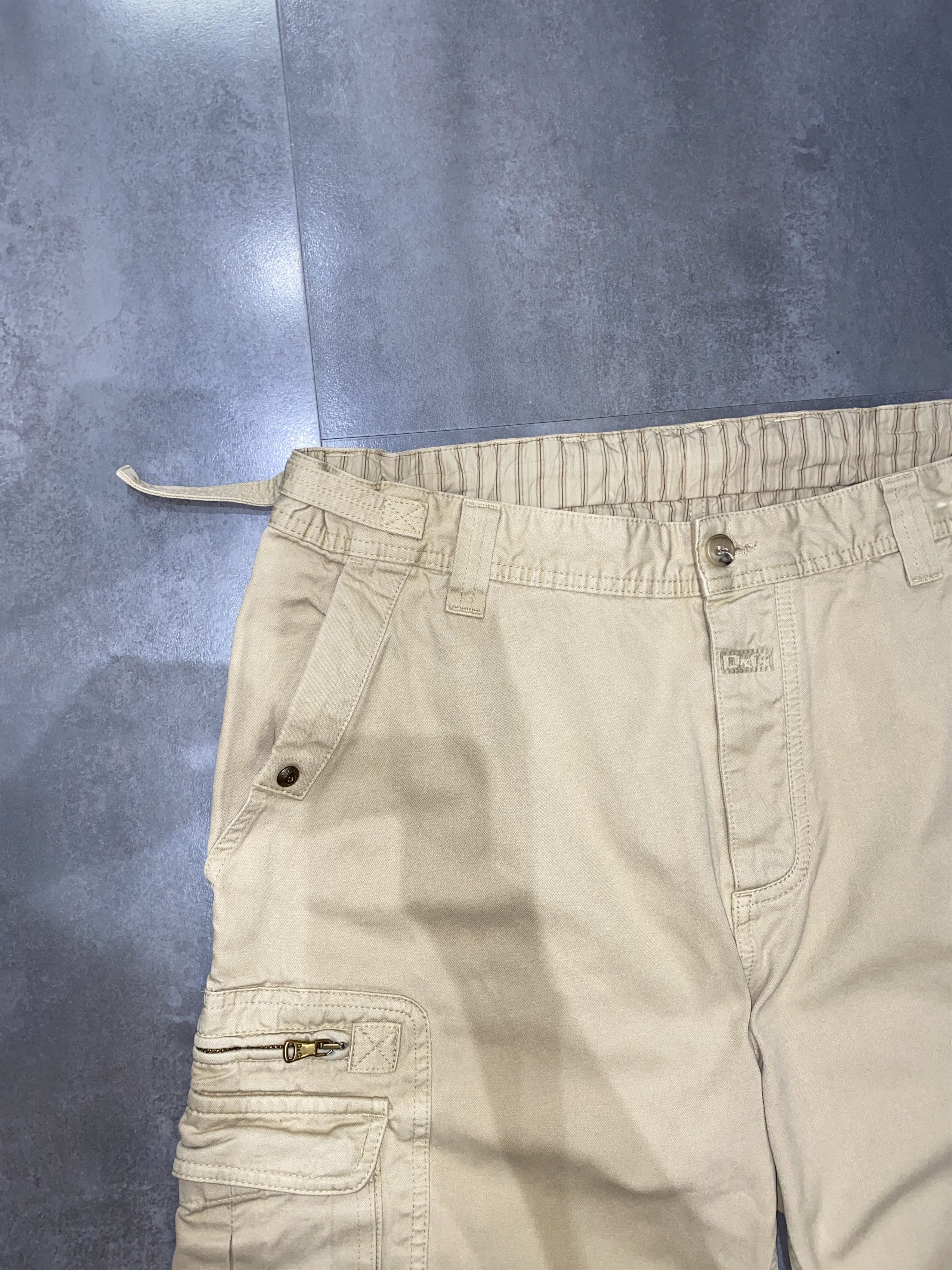 Dolce & Gabbana Archive Dolce & Gabbana Cargo Zipped Beige Denim Pants Size US 34 / EU 50 - 10 Thumbnail