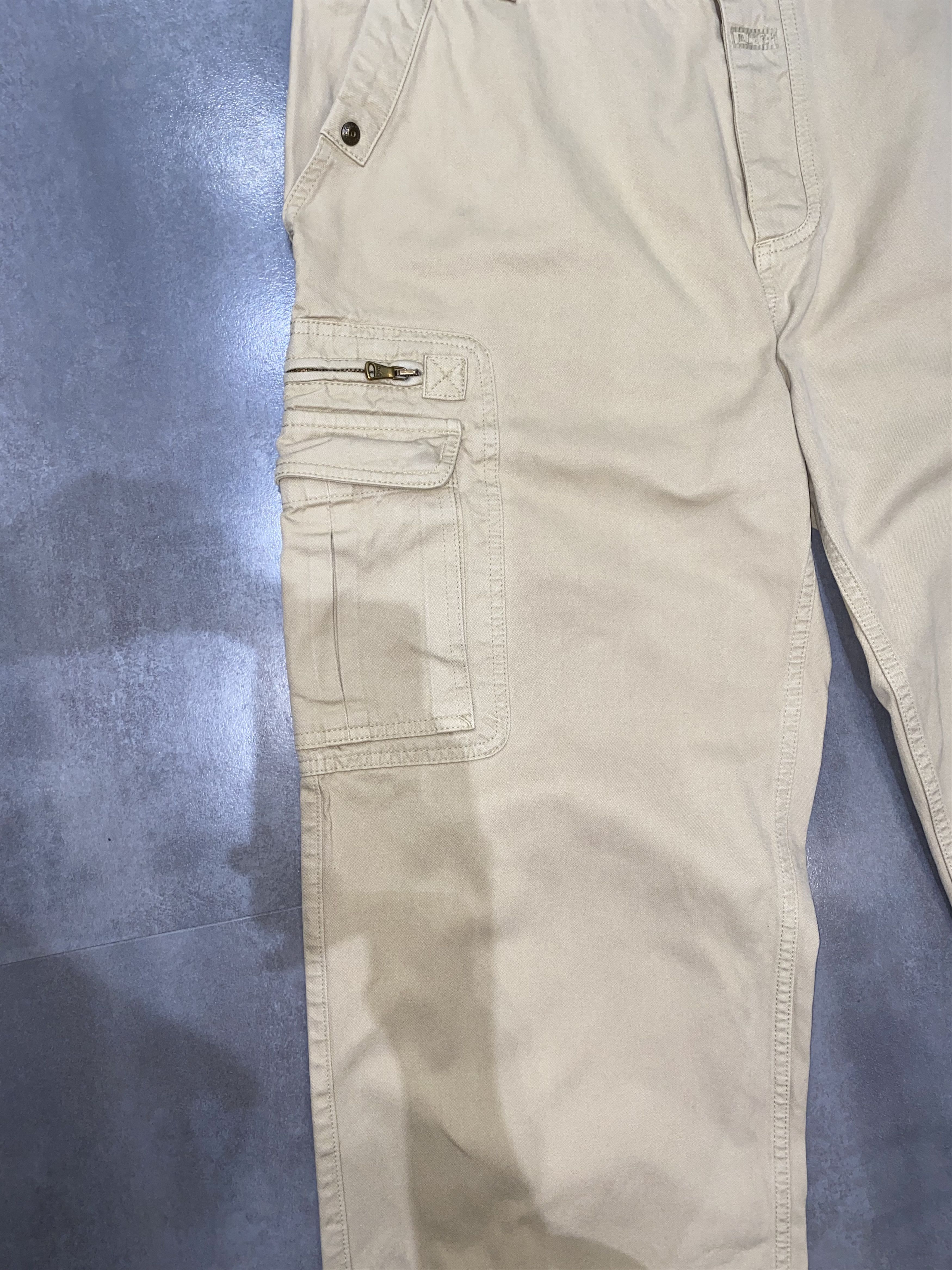 Dolce & Gabbana Archive Dolce & Gabbana Cargo Zipped Beige Denim Pants Size US 34 / EU 50 - 9 Thumbnail
