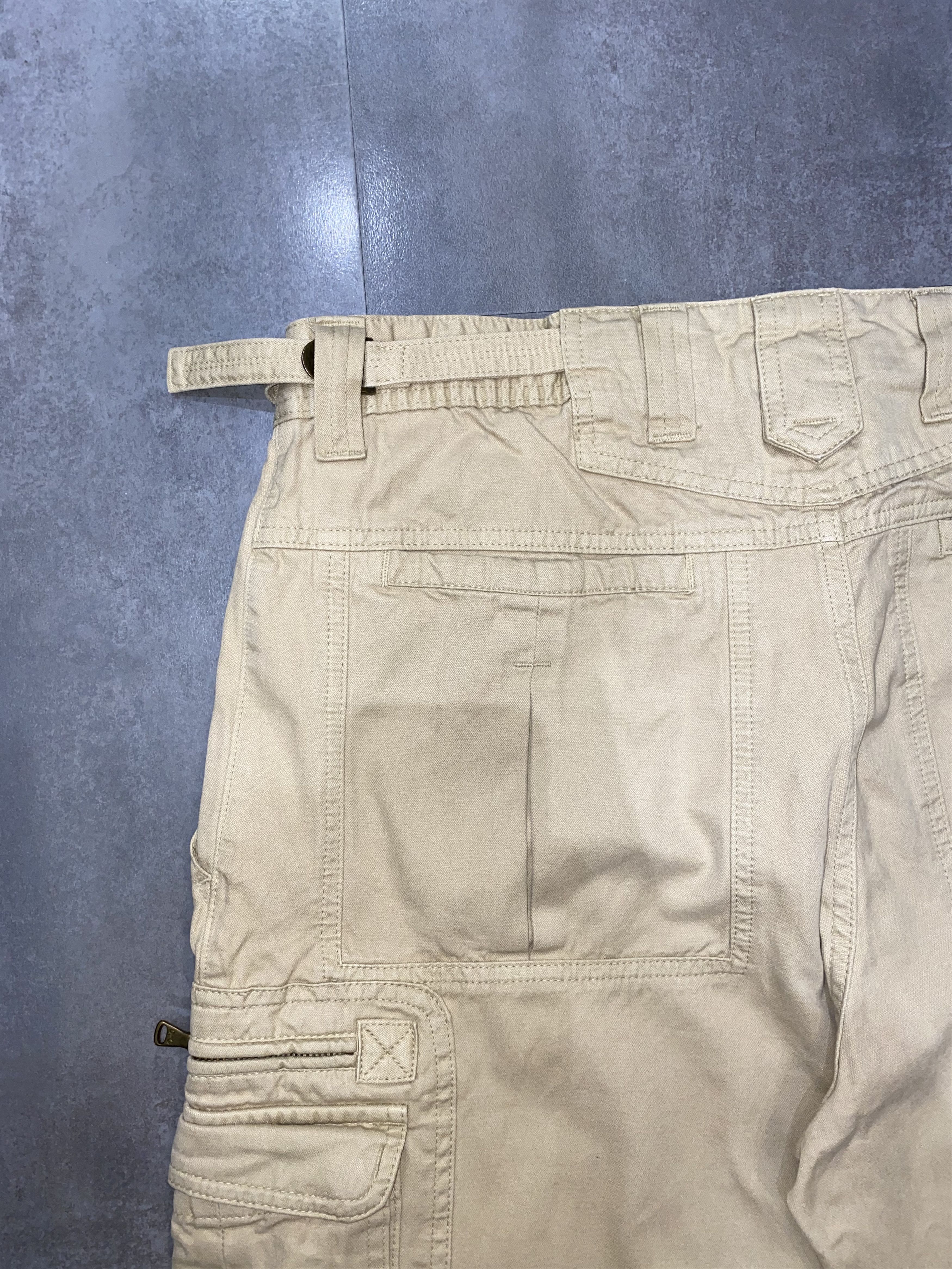 Dolce & Gabbana Archive Dolce & Gabbana Cargo Zipped Beige Denim Pants Size US 34 / EU 50 - 13 Thumbnail