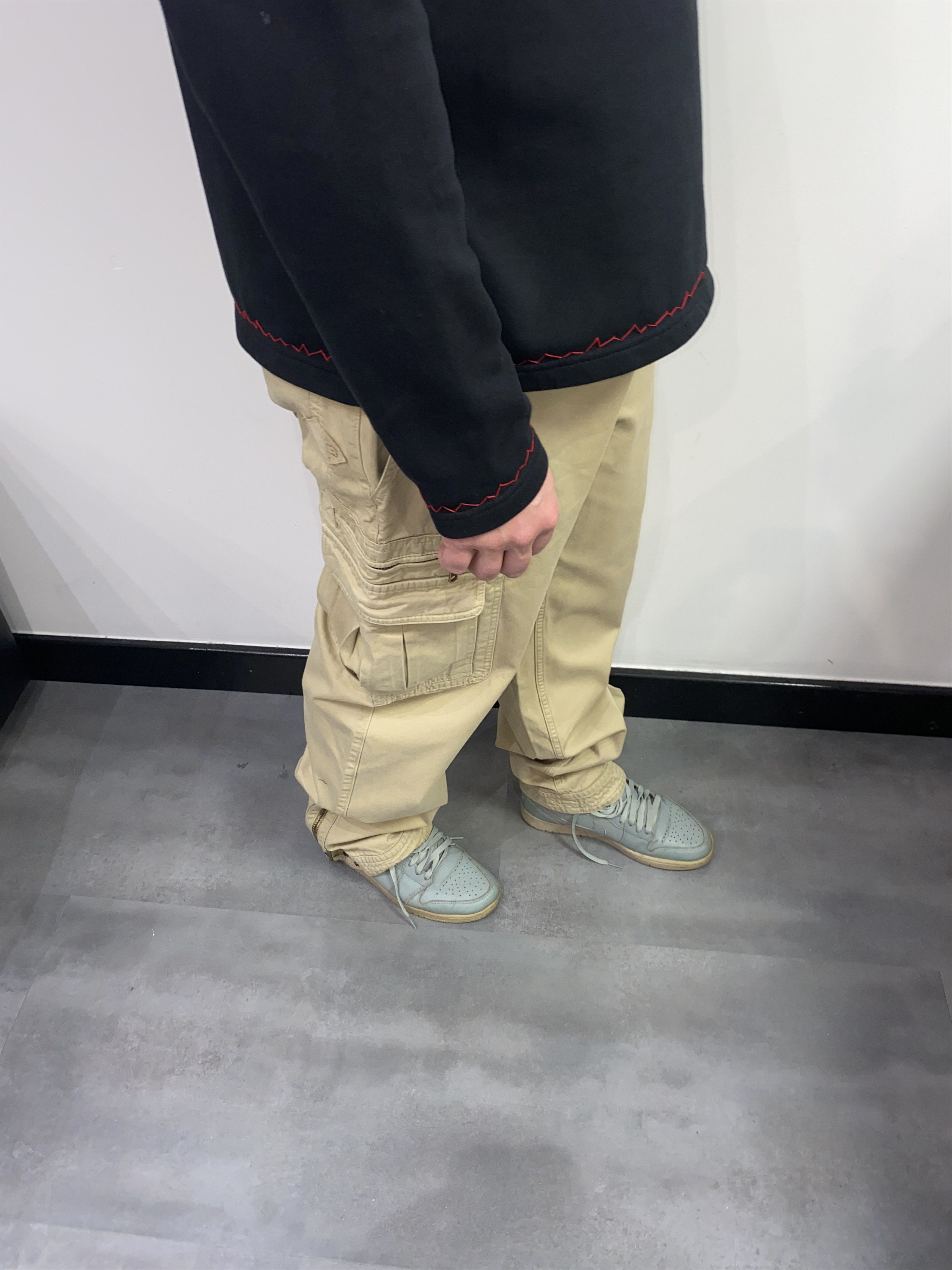 Dolce & Gabbana Archive Dolce & Gabbana Cargo Zipped Beige Denim Pants Size US 34 / EU 50 - 3 Thumbnail