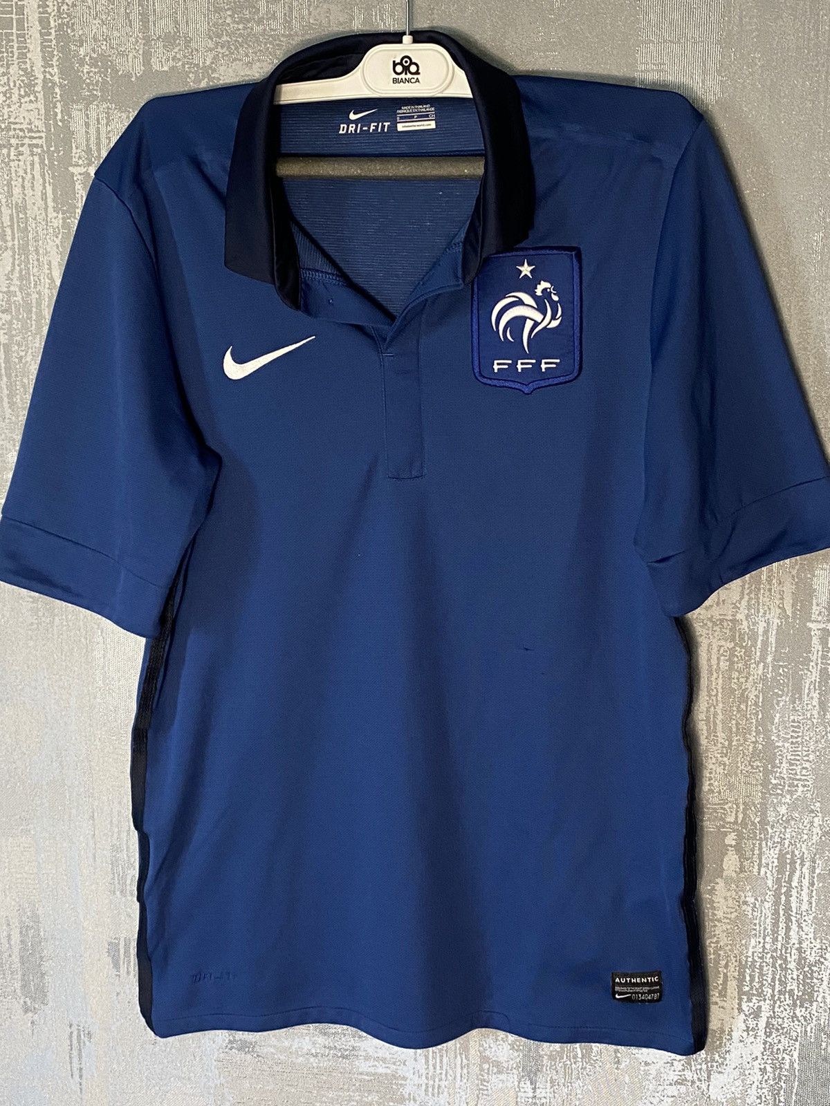 Nike 2013 2014 France National Nike Home Soccer Jersey Size US S / EU 44-46 / 1 - 1 Thumbnail