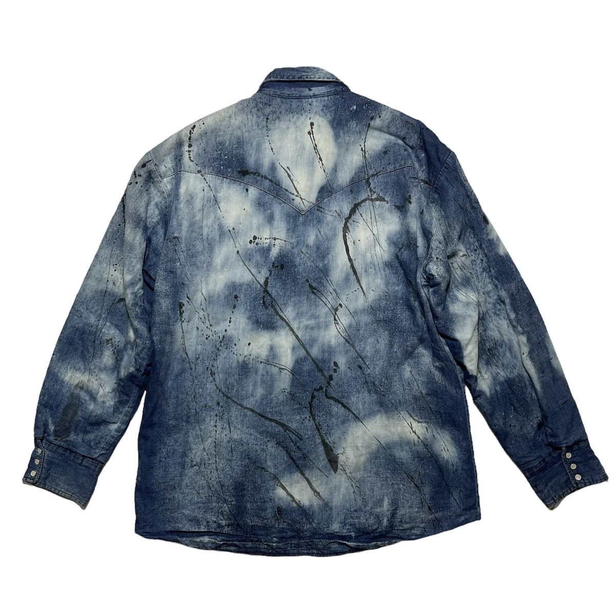 Blue Blue Japan Blue Blue Japan Distressed Painter Design Jacket Size US L / EU 52-54 / 3 - 2 Thumbnail