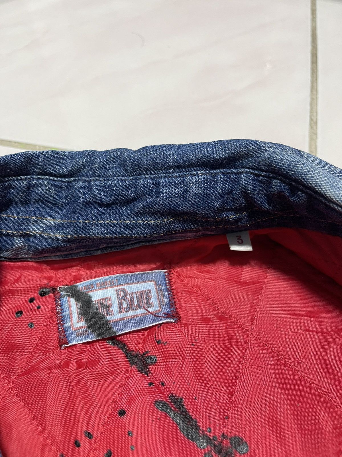 Blue Blue Japan Blue Blue Japan Distressed Painter Design Jacket Size US L / EU 52-54 / 3 - 17 Thumbnail