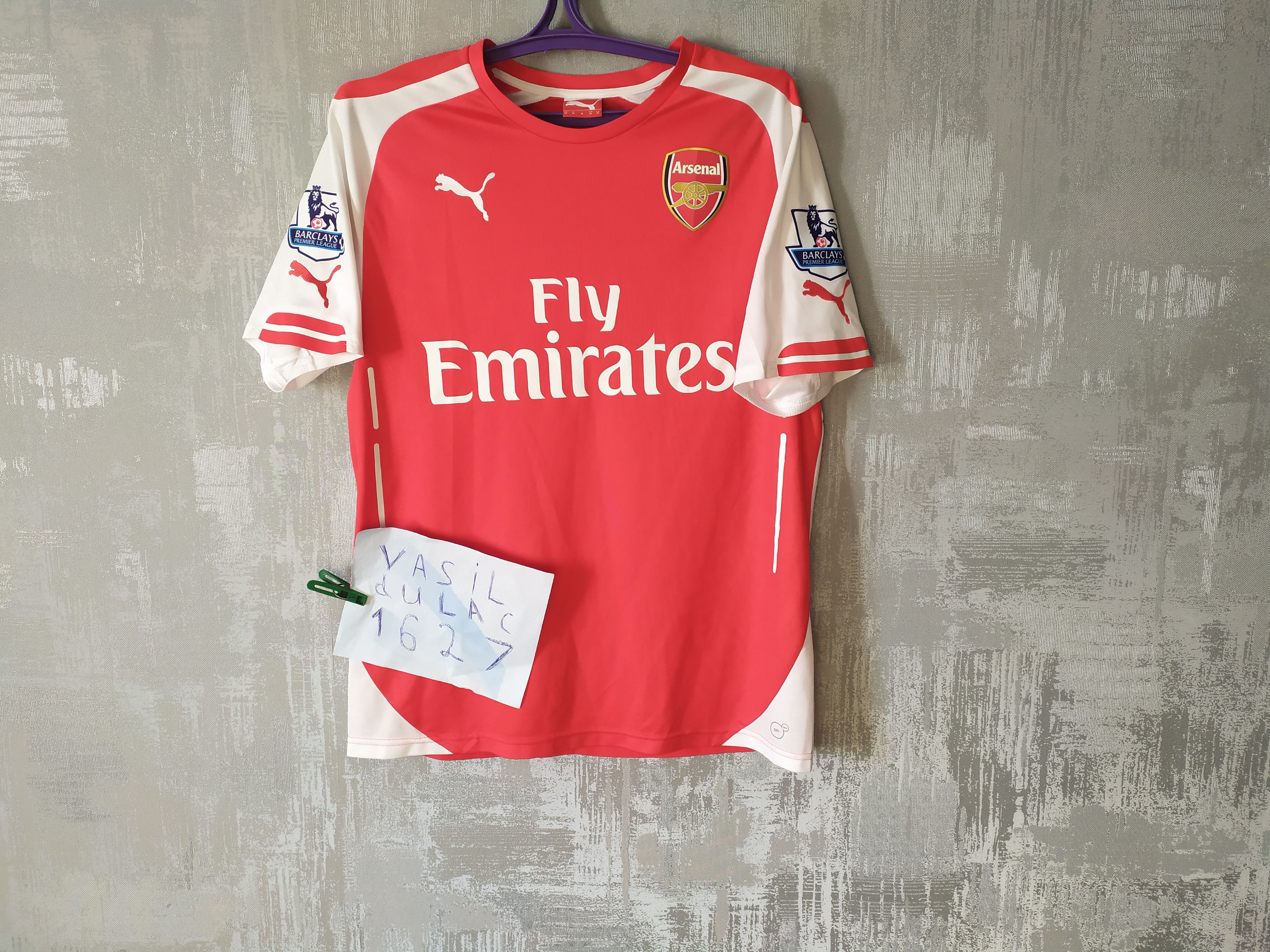 Puma ARSENAL 2014/2015 HOME FOOTBALL SHIRT Soccer JERSEY PUMA Size US M / EU 48-50 / 2 - 1 Thumbnail